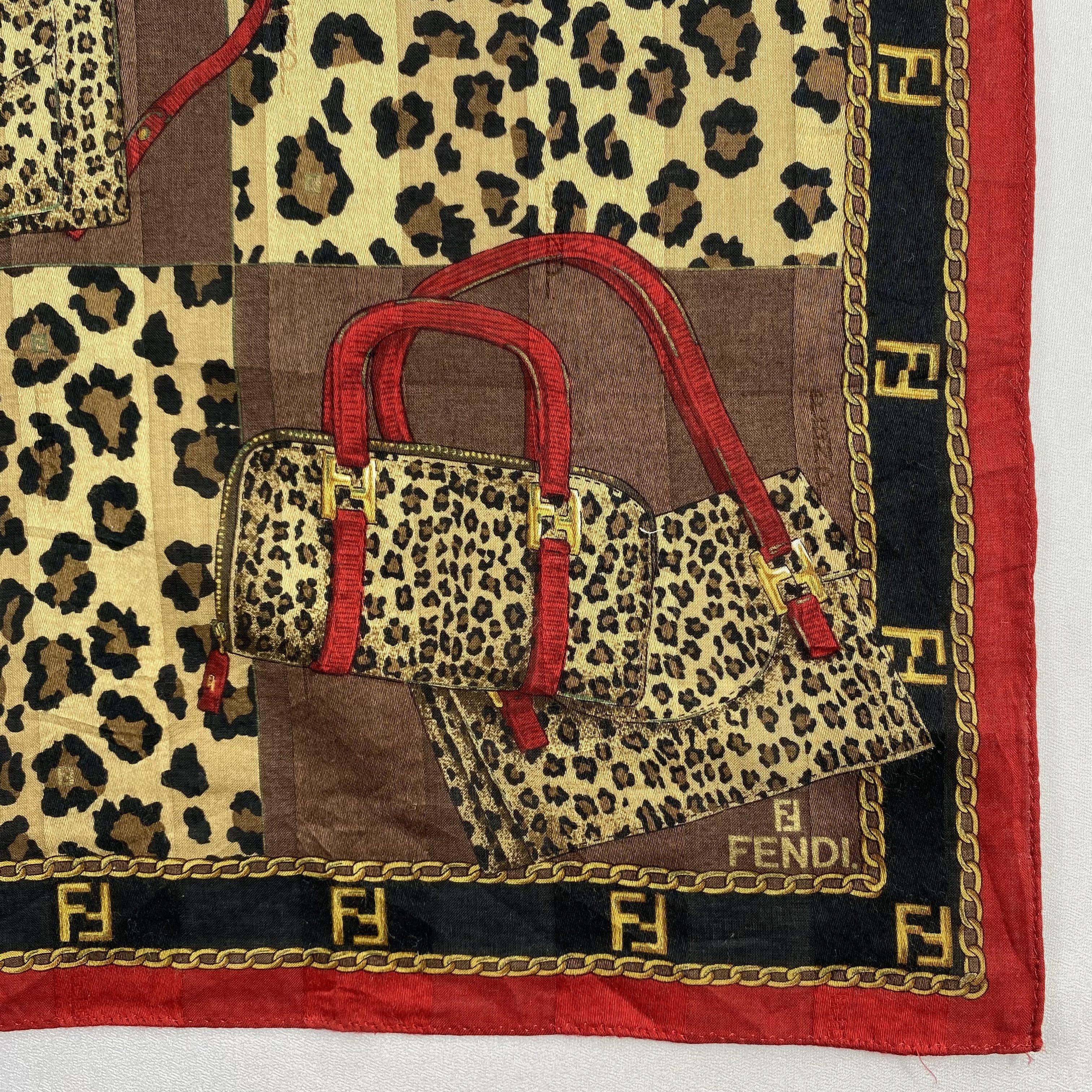 Vintage Fendi Handkerchief / Neckerchief / Bandana-P996 Size ONE SIZE - 3 Thumbnail