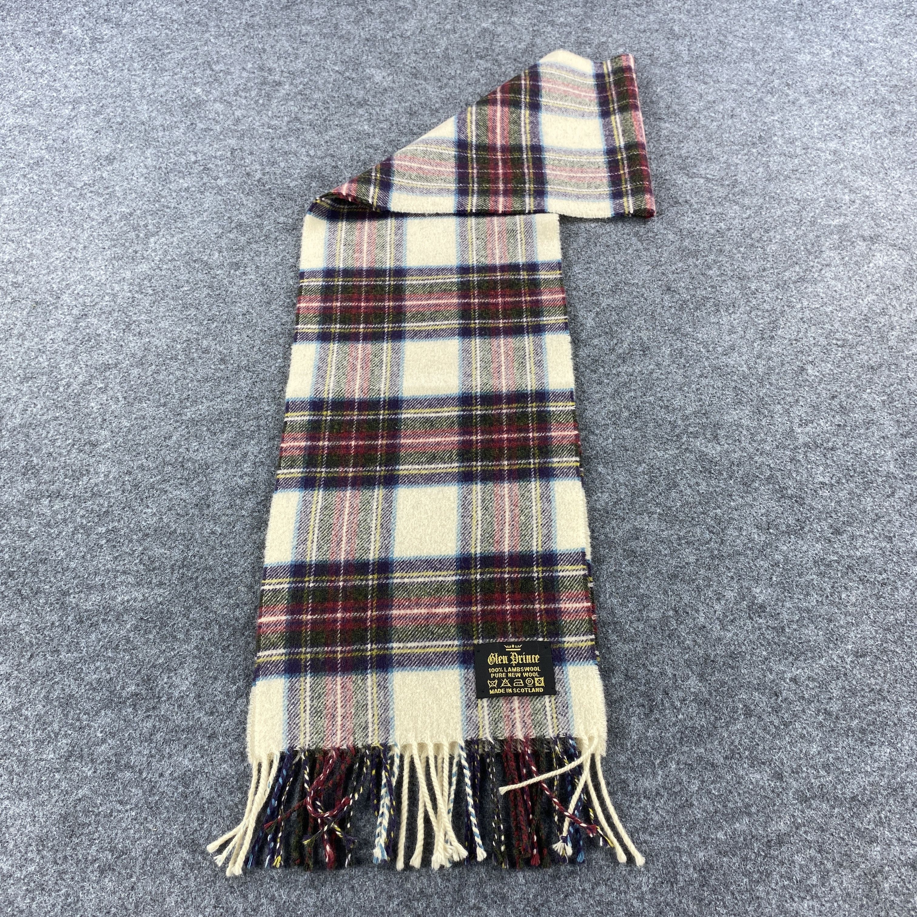 Vintage Glen Prince Scarf # Muffler # Neckwear # D617 Size ONE SIZE - 5 Thumbnail