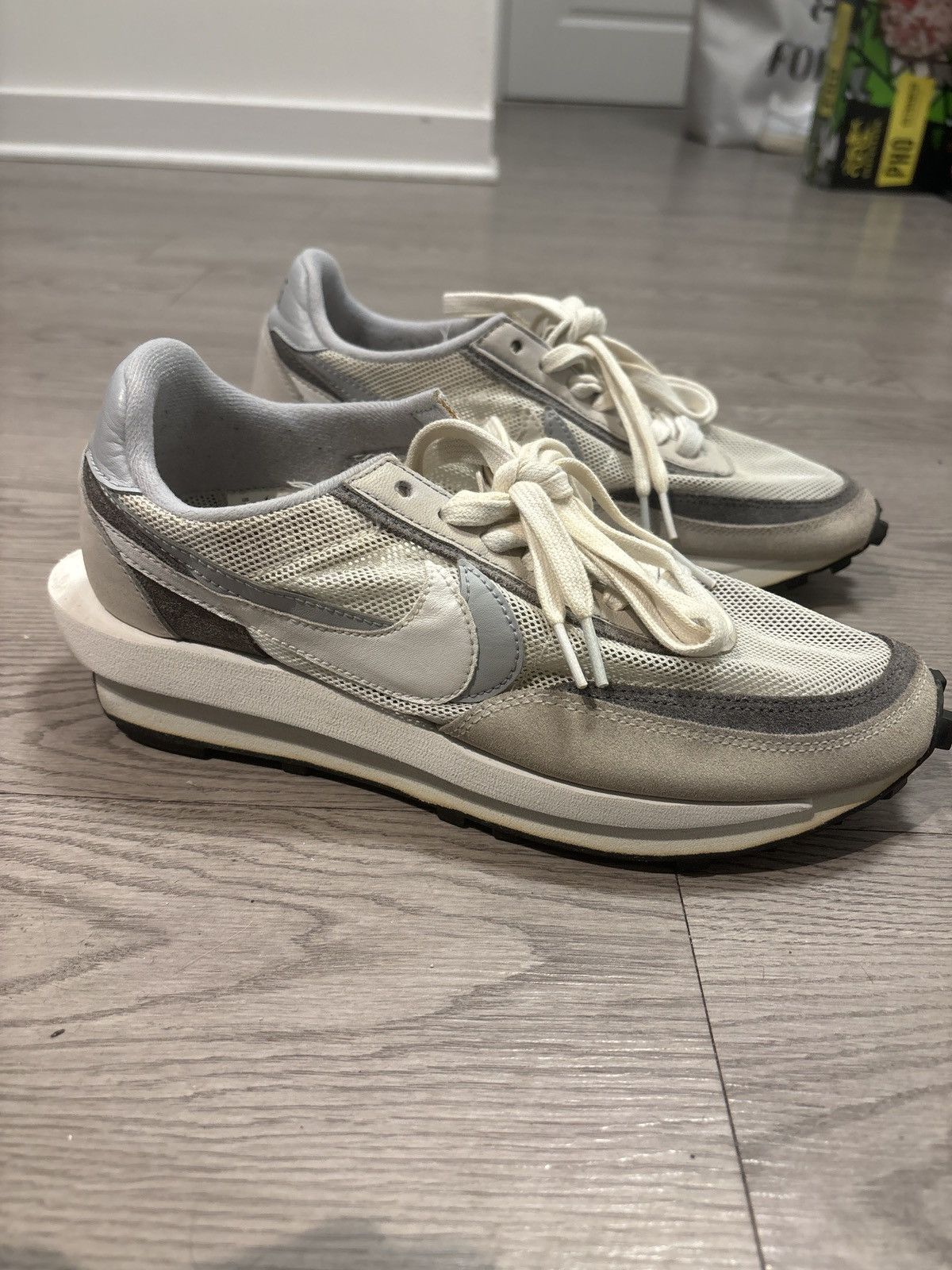 Yeezy Nike x sacai waffle “summit grey” Size US 9 / EU 42 - 1 Thumbnail