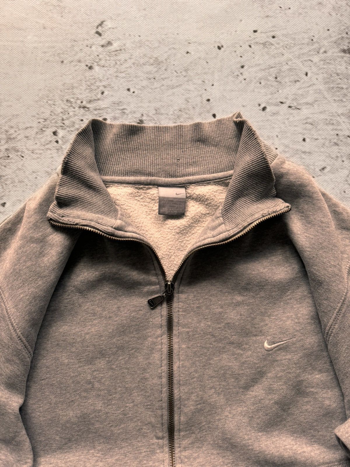 Nike × Vintage NIKE VINTAGE BASIC LOGO OVERSIZE BOXY ZIP HOODIE Size US L / EU 52-54 / 3 - 4 Thumbnail