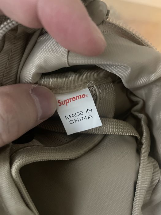 Supreme waist bag ss18 2024 tan