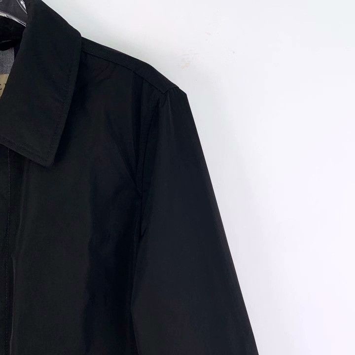 Burberry Burberry Black Lapel Long-Sleeve Trench Coat Size US S / EU 44-46 / 1 - 3 Thumbnail