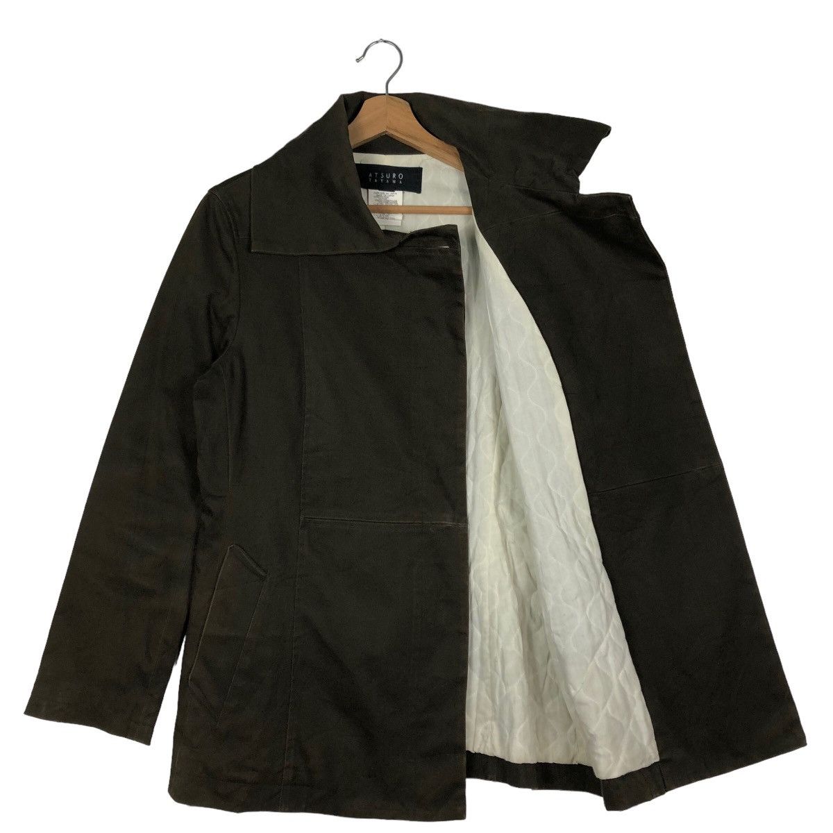 ATSURO TAYAMA 🔥Rare Double Breast Coats Jacket Atsuro Tayama Japan Size M / US 6-8 / IT 42-44 - 9 Thumbnail