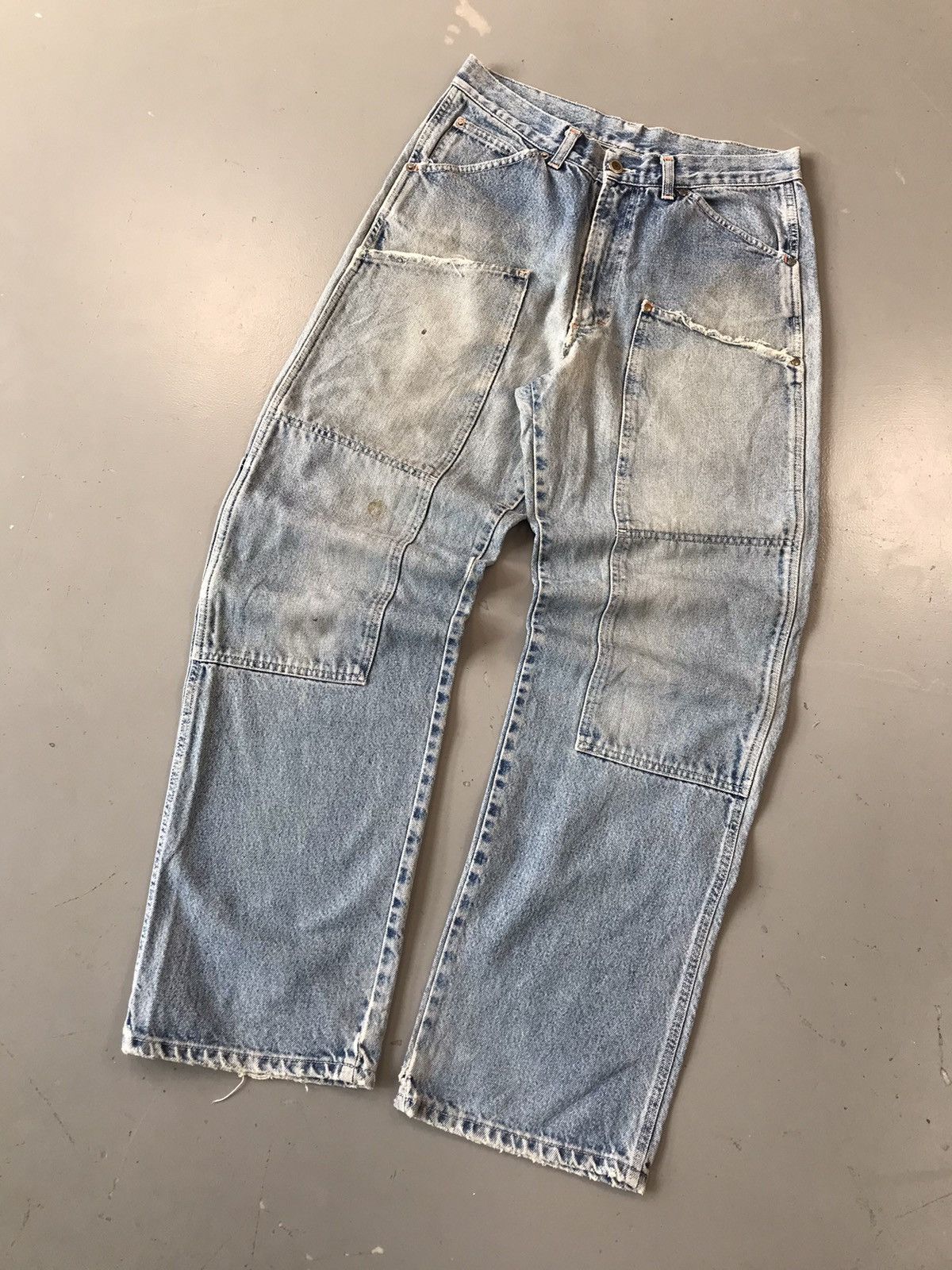 Vintage Crazy Y2K vintage big pocket baggy fit denim Size US 32 / EU 48 - 2 Thumbnail