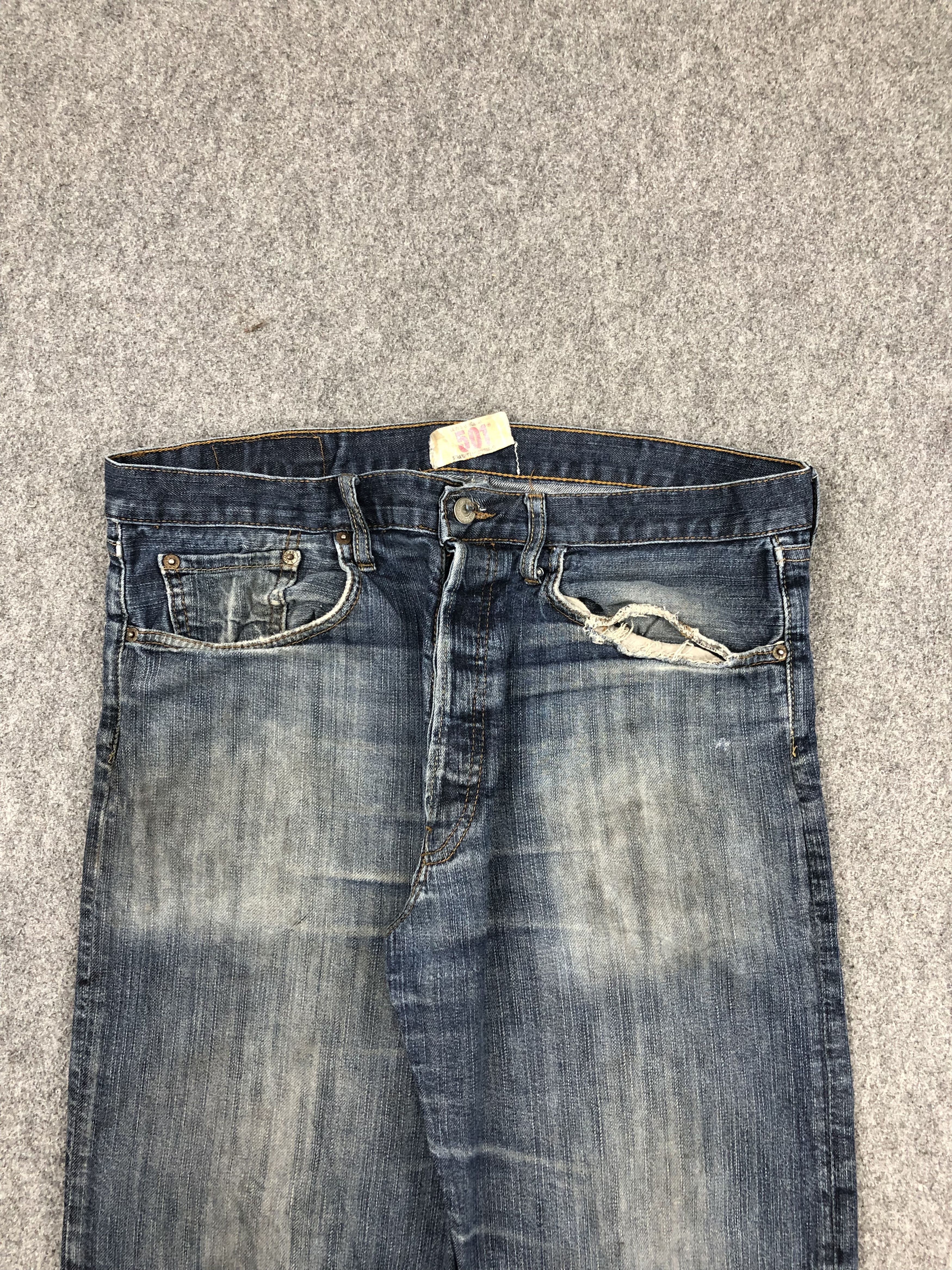 Levi's Vintage Levis 501 Button Fly Jeans DPP0259 Size US 36 / EU 52 - 2 Thumbnail