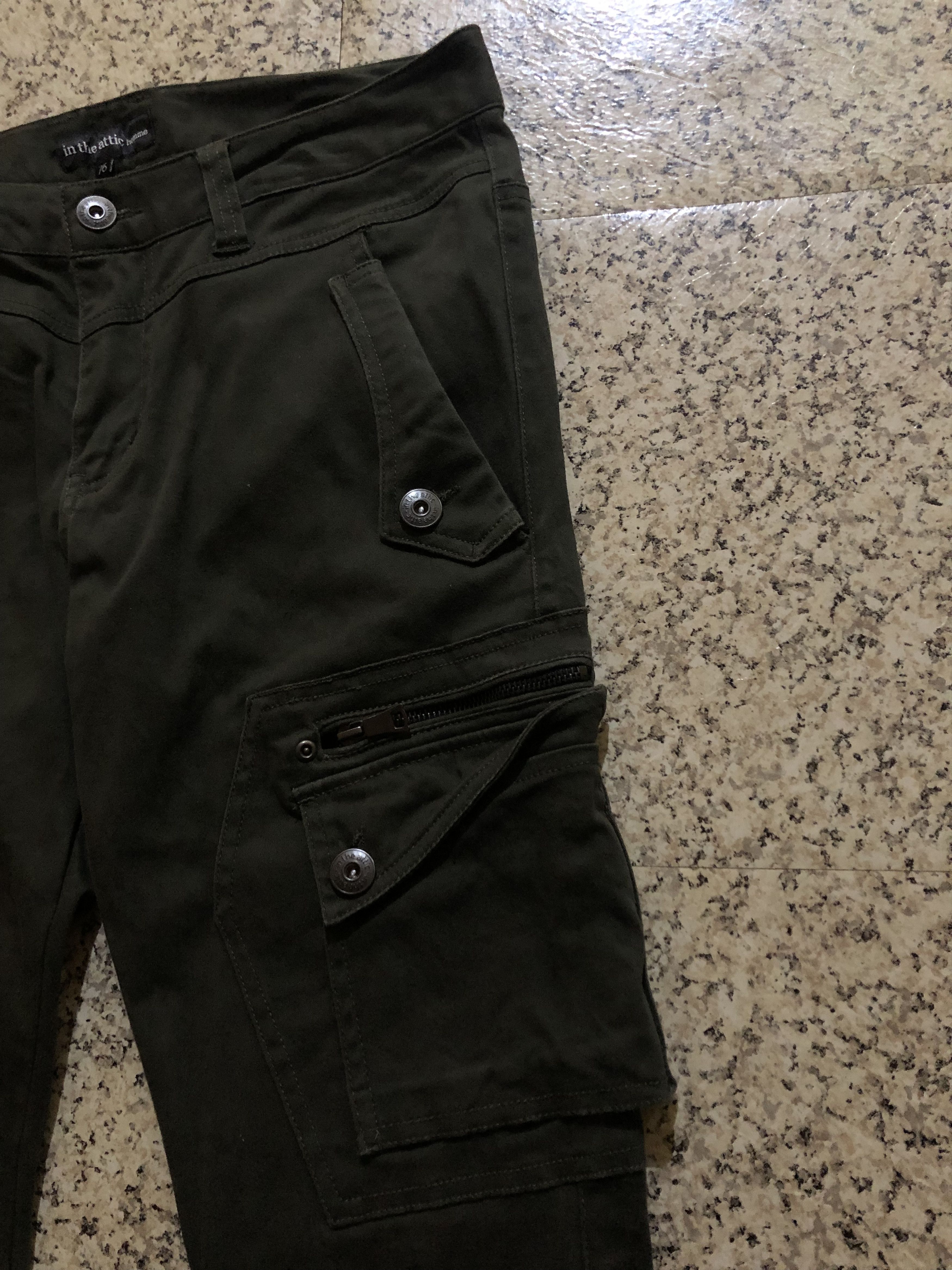 In The Attic Vtg In The Attic Biker Cargo Pants Like Lgb If Six Was Nine Size US 33 - 4 Thumbnail