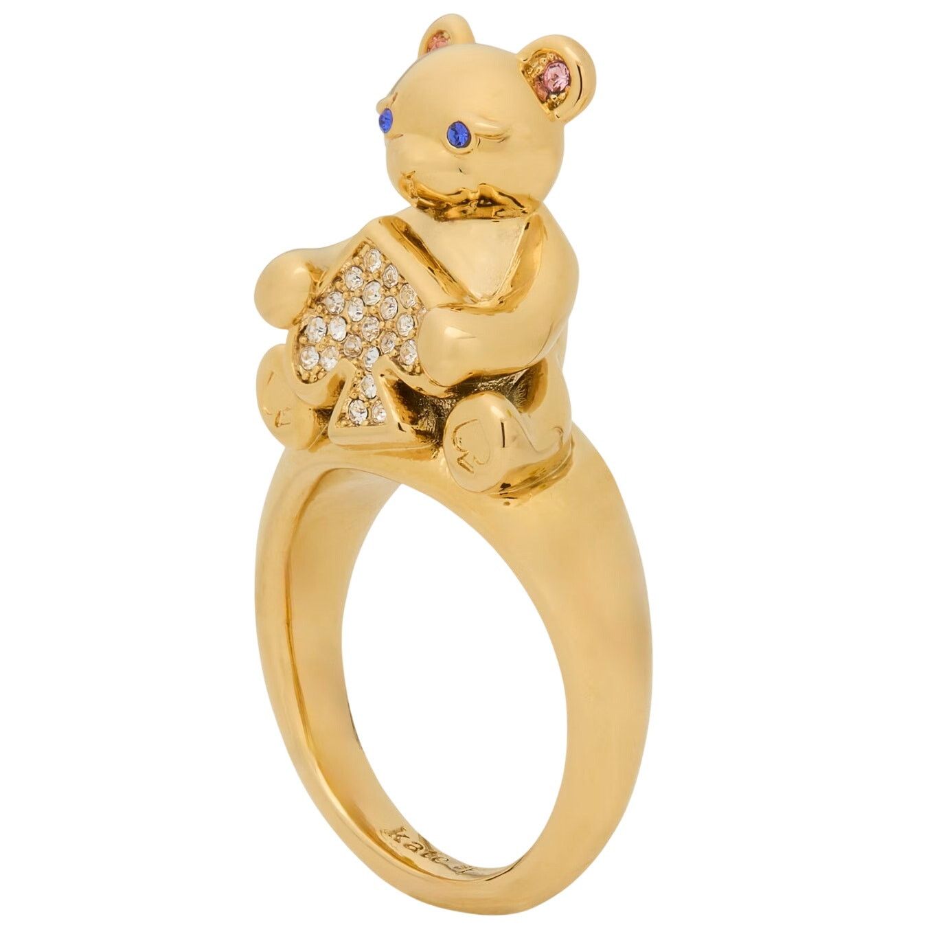 Kate Spade Kate Spade Oh What Fun Spade Teddy Bear Ring Size 8 Size ONE SIZE - 5 Thumbnail