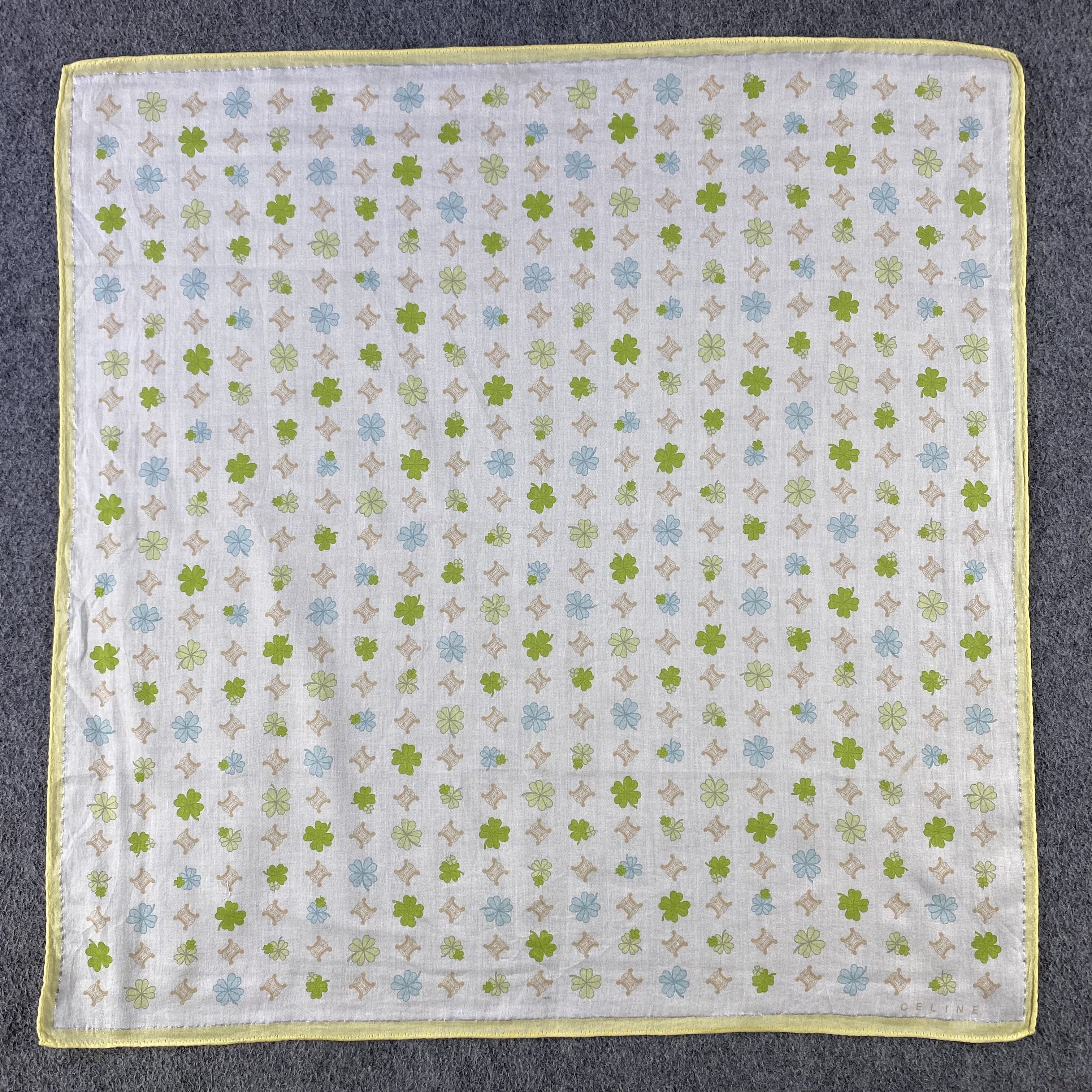 Celine × Vintage Celine Handkerchief/Neckerchief/Bandana HC565 Size ONE SIZE - 1 Thumbnail