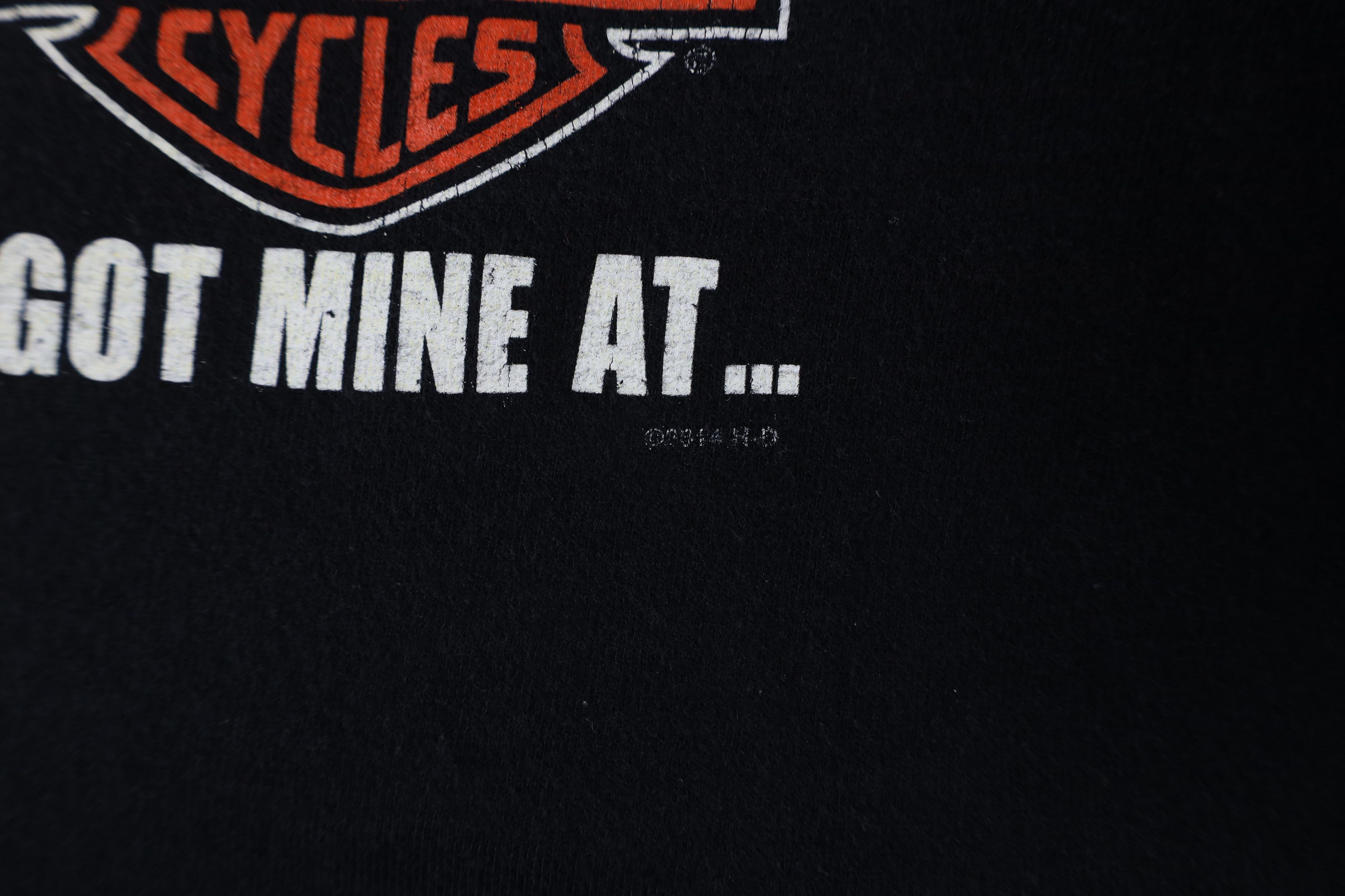 Harley Davidson × Vintage Y2K Harley Davidson Spell Out Big Logo Short Sleeve T-Shirt Size US XXL / EU 58 / 5 - 5 Thumbnail