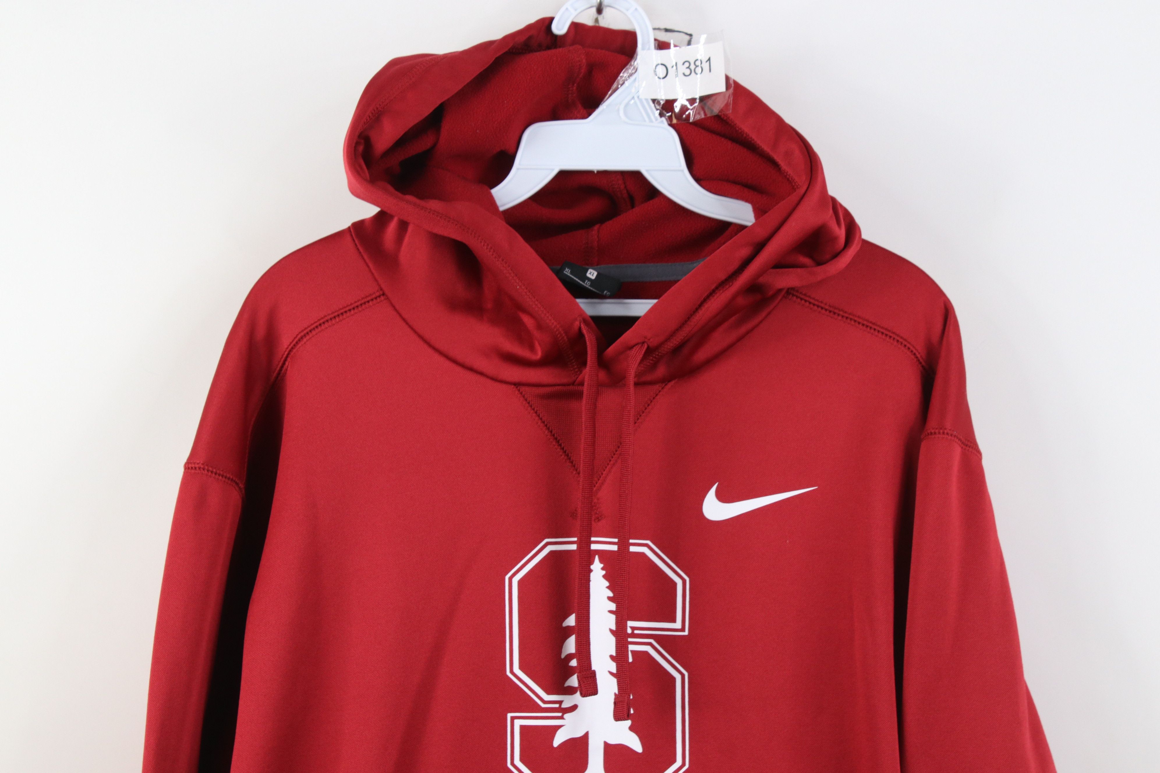 Nike Nike Stanford University Cardinal Hoodie Sweatshirt Red Size US XL / EU 56 / 4 - 2 Thumbnail
