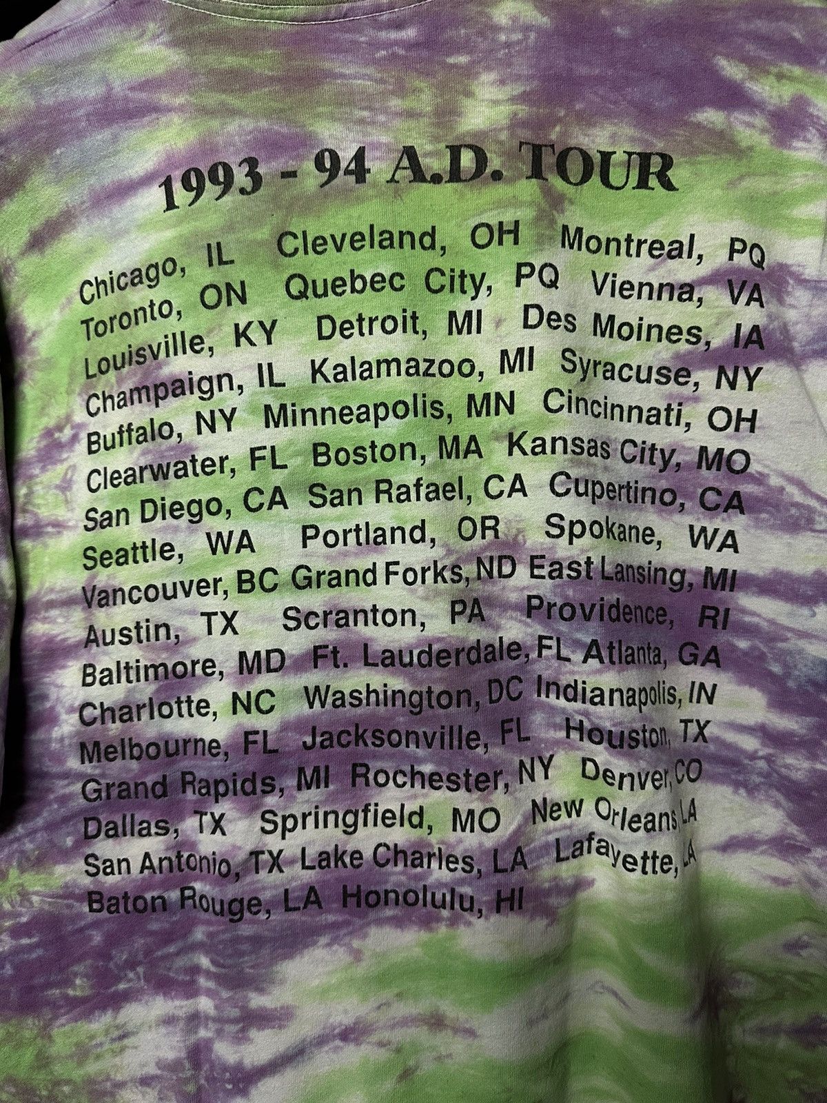 Band Tees × Vintage Vintage 90s A D Philomena Marano Tour Single Stitch Tee Size US XL / EU 56 / 4 - 7 Thumbnail
