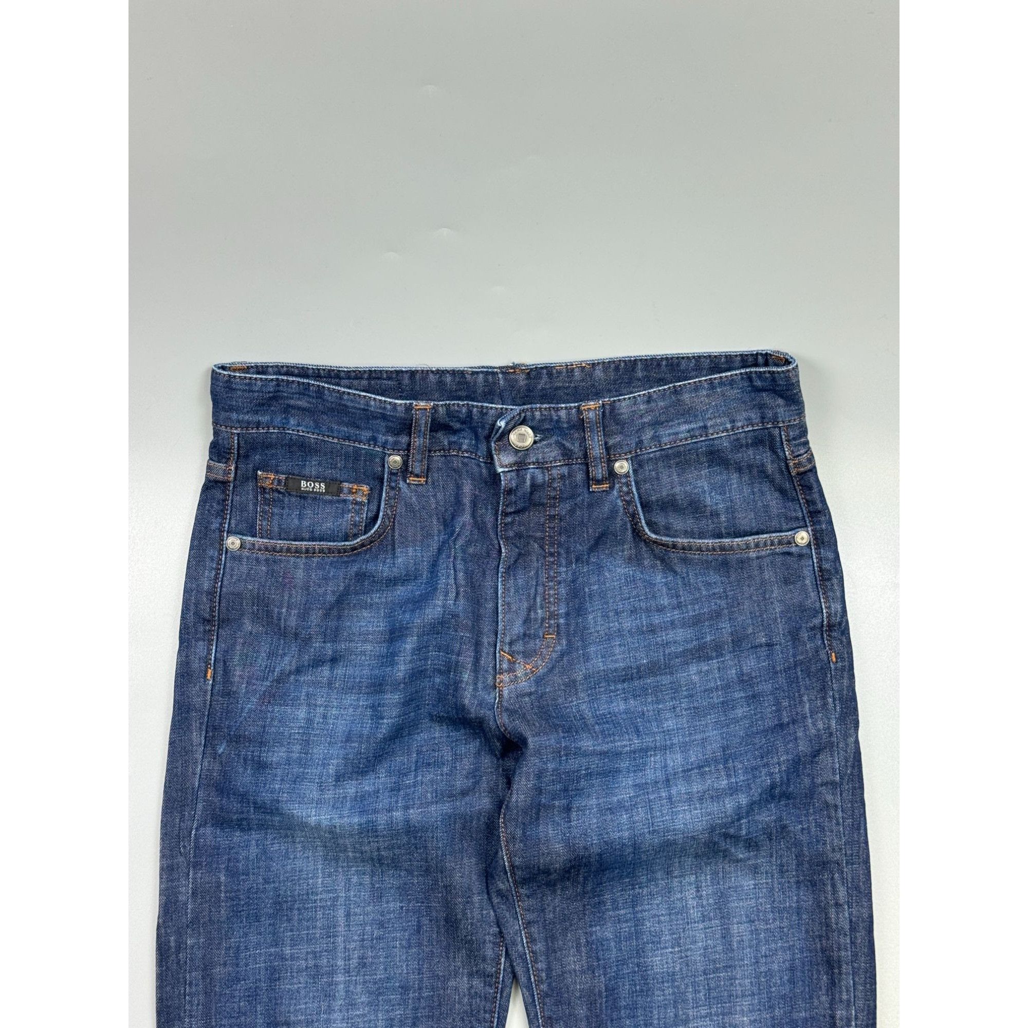 Hugo Boss Hugo Boss Cansas Raw Denim Straight fit Jeans (Y1276) Size US 31 - 3 Thumbnail