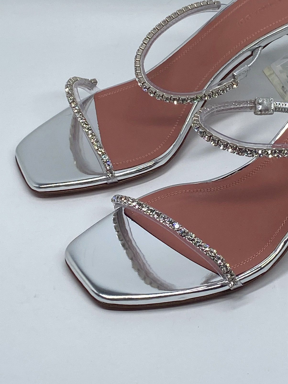 Amina Muaddi Amina Muaddi Gilda embellished PVC mules size 36.5 Size US 6.5 / IT 36.5 - 6 Thumbnail