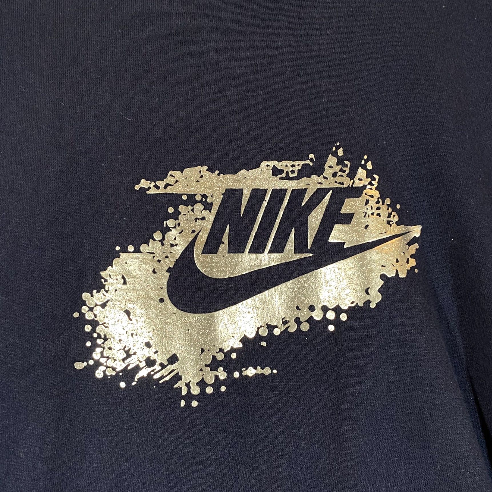 Nike VINTAGE Nike Shirt Mens Large Navy Blue Silver Tag Graphic Y2K / 2000s / Blue / T-Shirt / Men / Large / Nike / Graphic / Crew Neck / Short Sleeve Size US L / EU 52-54 / 3 - 3 Thumbnail