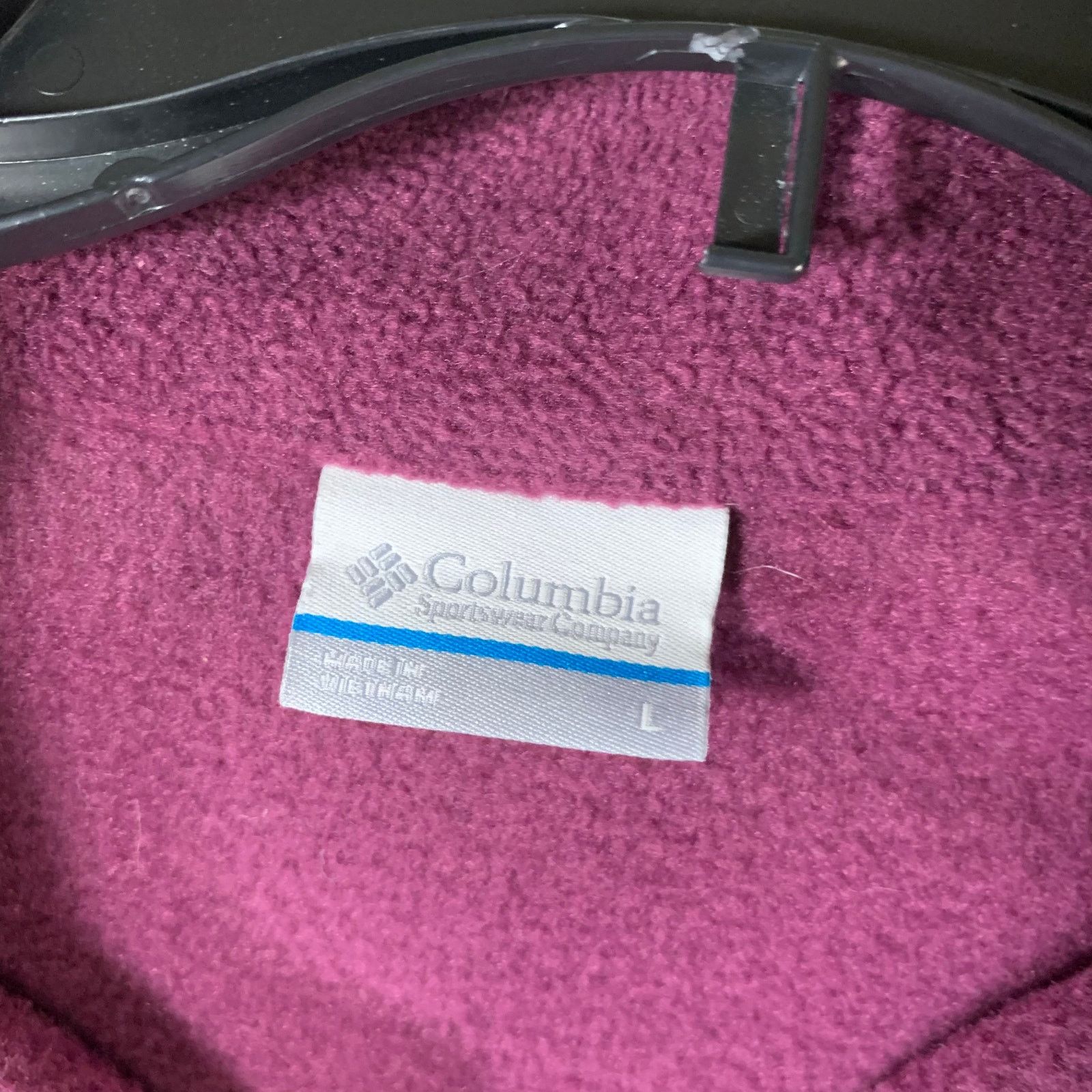 Columbia Columbia Purple Fleece Women's Jacket Size L Size L / US 10 / IT 46 - 3 Thumbnail