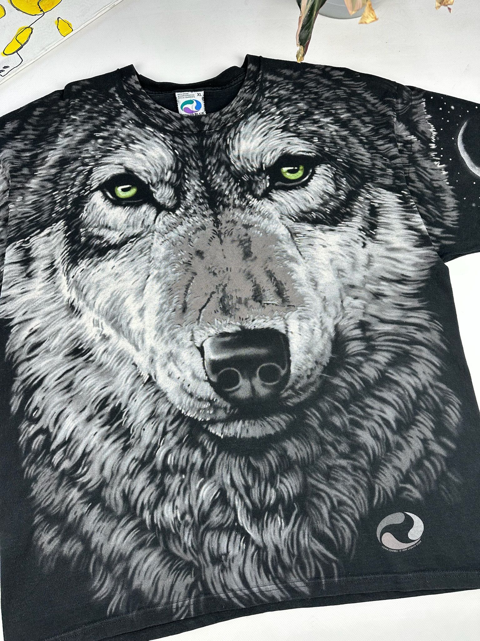 Liquid Blue Vintage 1996 Liquid Blue Wolf All Over Print Tee Size US XL / EU 56 / 4 - 3 Thumbnail