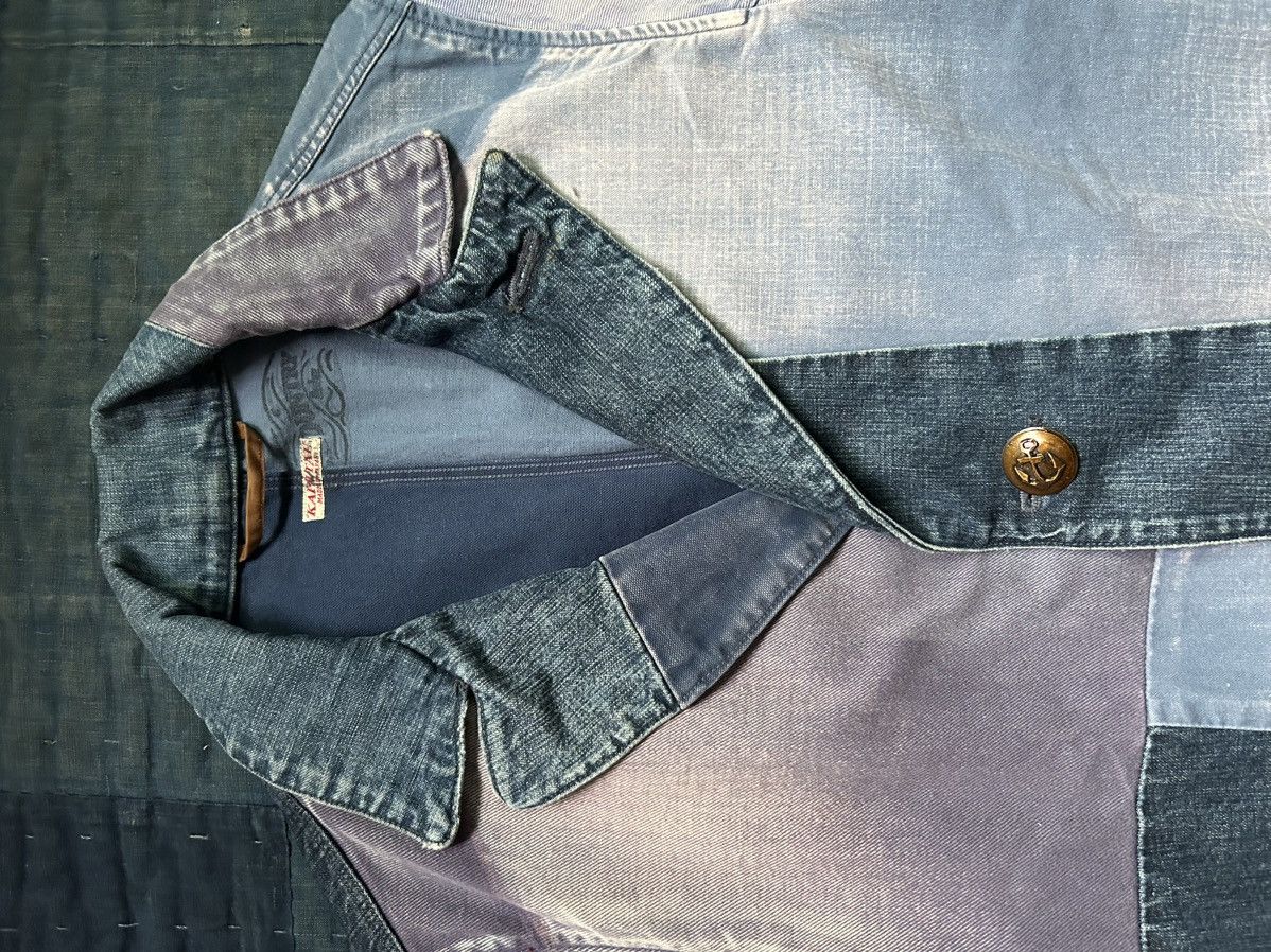 Kapital Kapital Boro Damaged Patchwork Repaired Denim Jacket Size US M / EU 48-50 / 2 - 5 Thumbnail