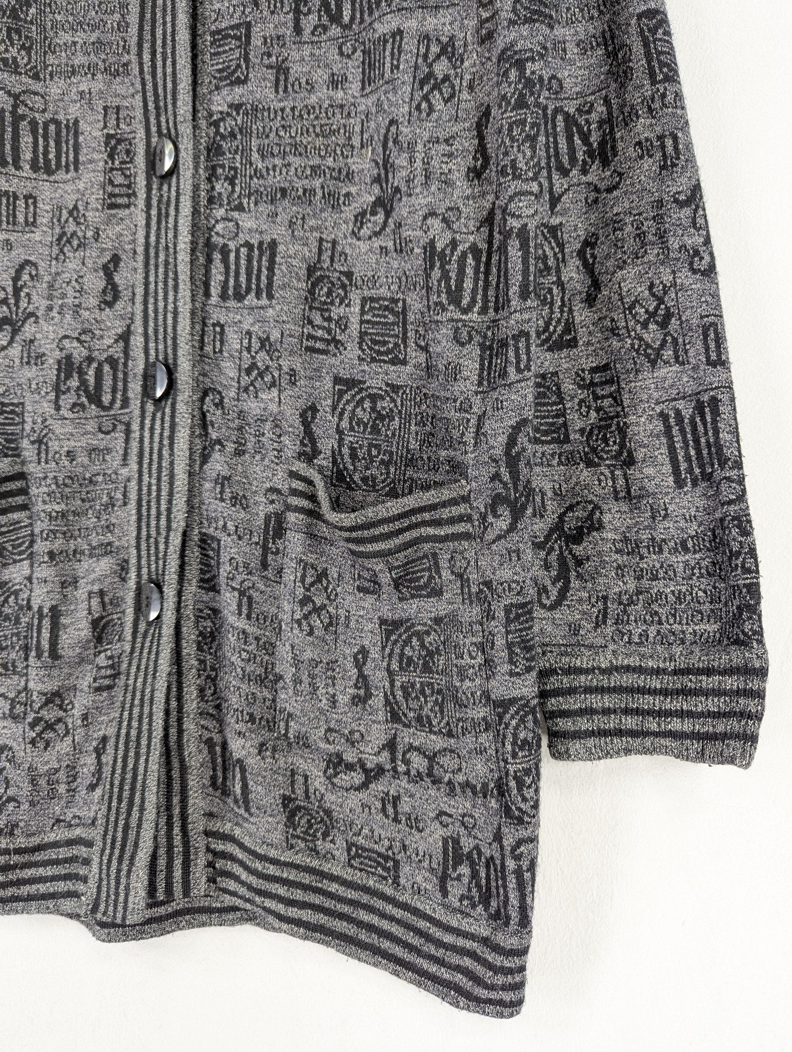 Japanese Brand Vintage Maglia Punto Button Ups Acrylic Cardigan Jacket Size M / US 6-8 / IT 42-44 - 4 Thumbnail