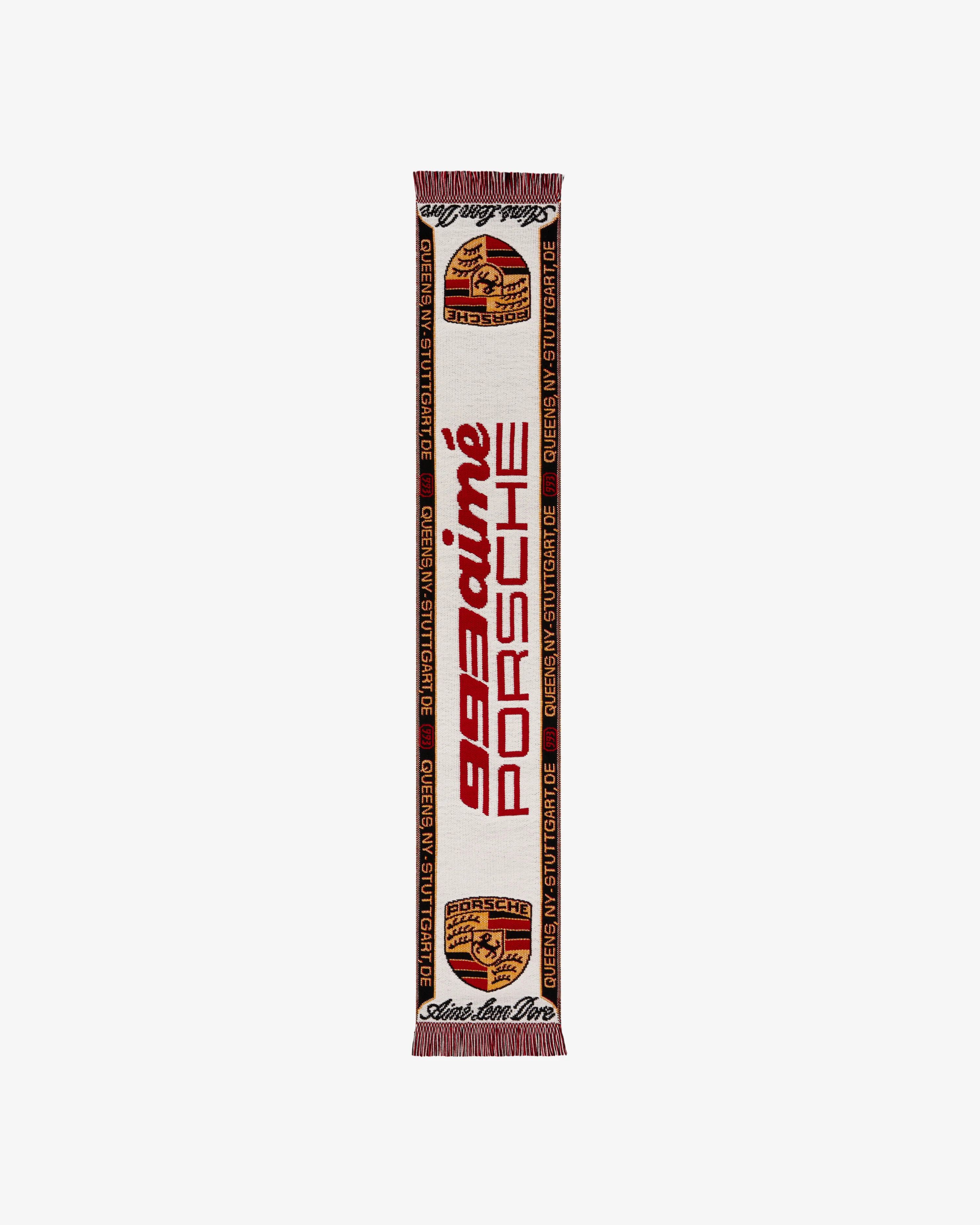 Aime Leon Dore × Porsche Design ALD / Porsche 993 Turbo Wool Souvenir Scarf Size ONE SIZE - 11 Thumbnail