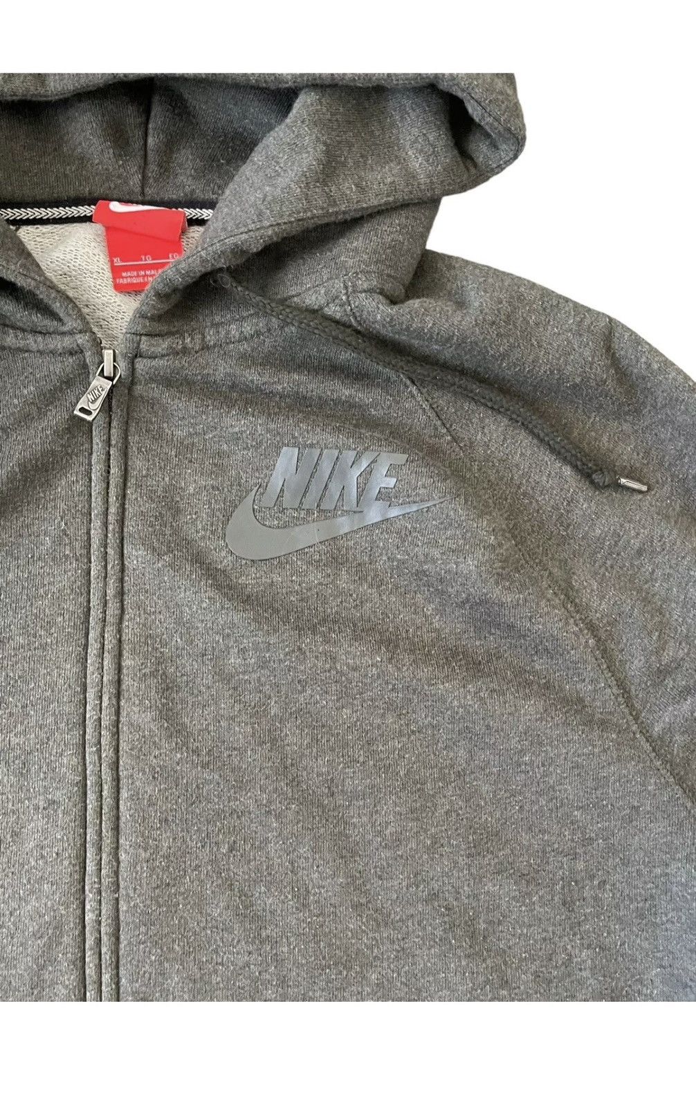 Nike Vintage Nike Full Zip Hoodie Orange Tag size XL Size US XL / EU 56 / 4 - 4 Thumbnail