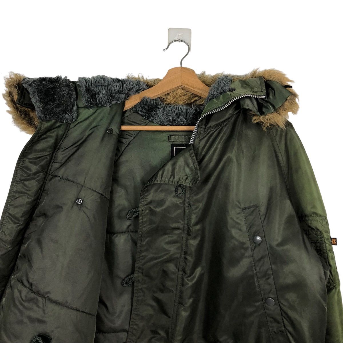Alpha Industries 🔥Parka Jacket Alpha Industries Mink Fur Hoodie Size US S / EU 44-46 / 1 - 11 Thumbnail