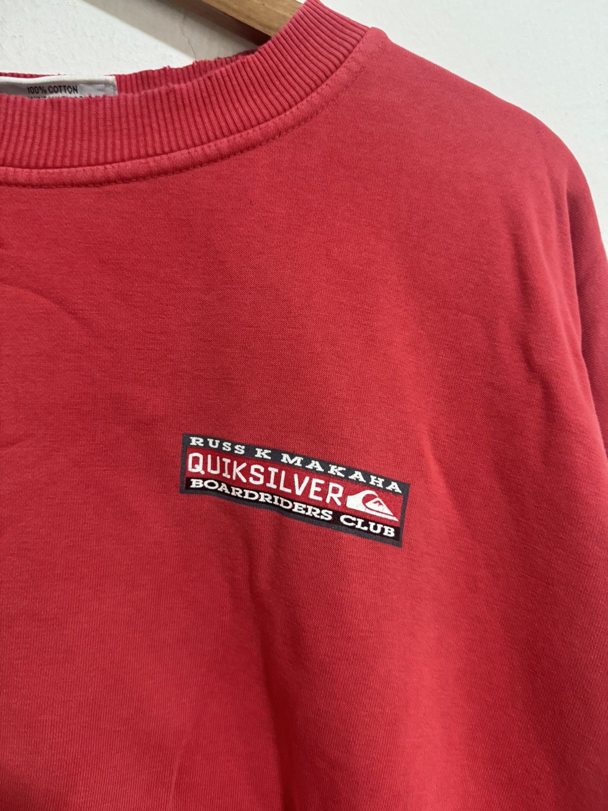 Quiksilver × Vintage Vintage Quiksilver Russ K Makaha Boardrider Club Sweatshirt Size US M / EU 48-50 / 2 - 5 Thumbnail