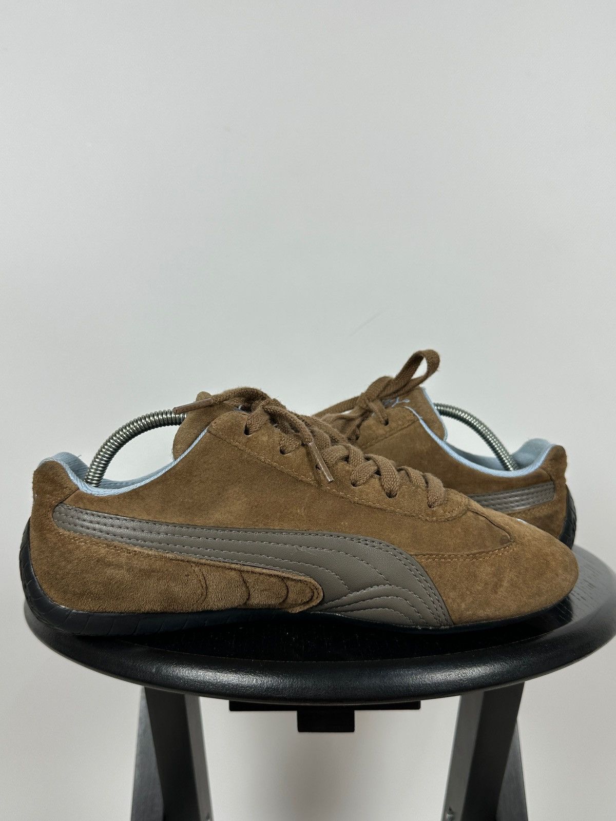 Puma Vintage Puma Speedcat Brown Suede/Leather Y2K Sneakers Size US 8 / IT 38 - 9 Thumbnail