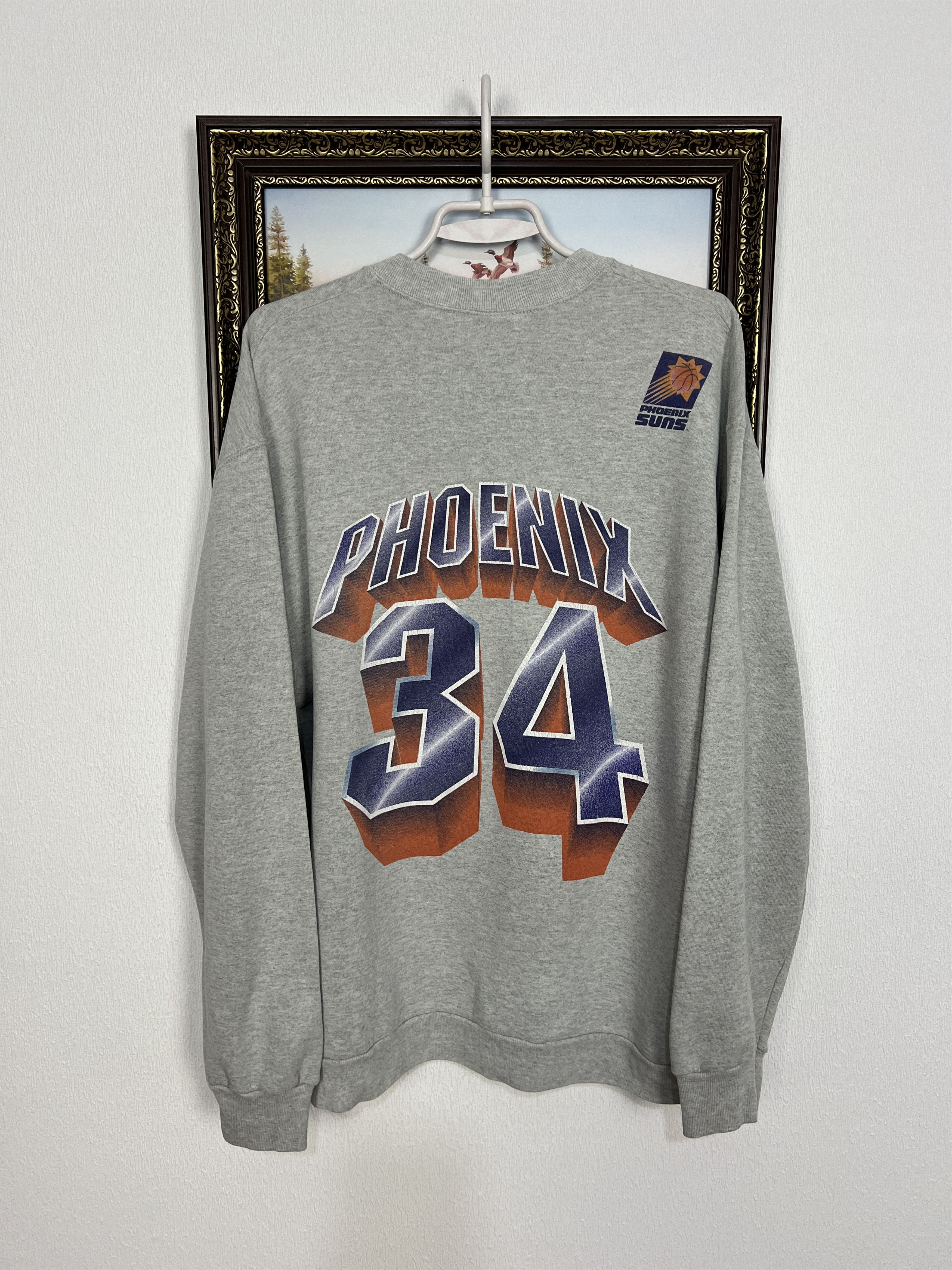 Vintage Phoenix Suns Barkley Sweatshirt NBA Crewneck Over Print Size US L / EU 52-54 / 3 - 9 Thumbnail