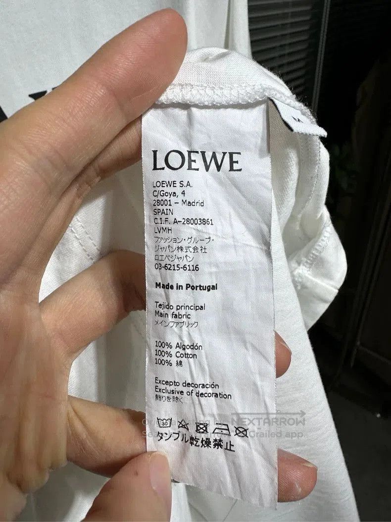 Loewe loewe short sleeve white graphic t. Size US M / EU 48-50 / 2 - 8 Thumbnail
