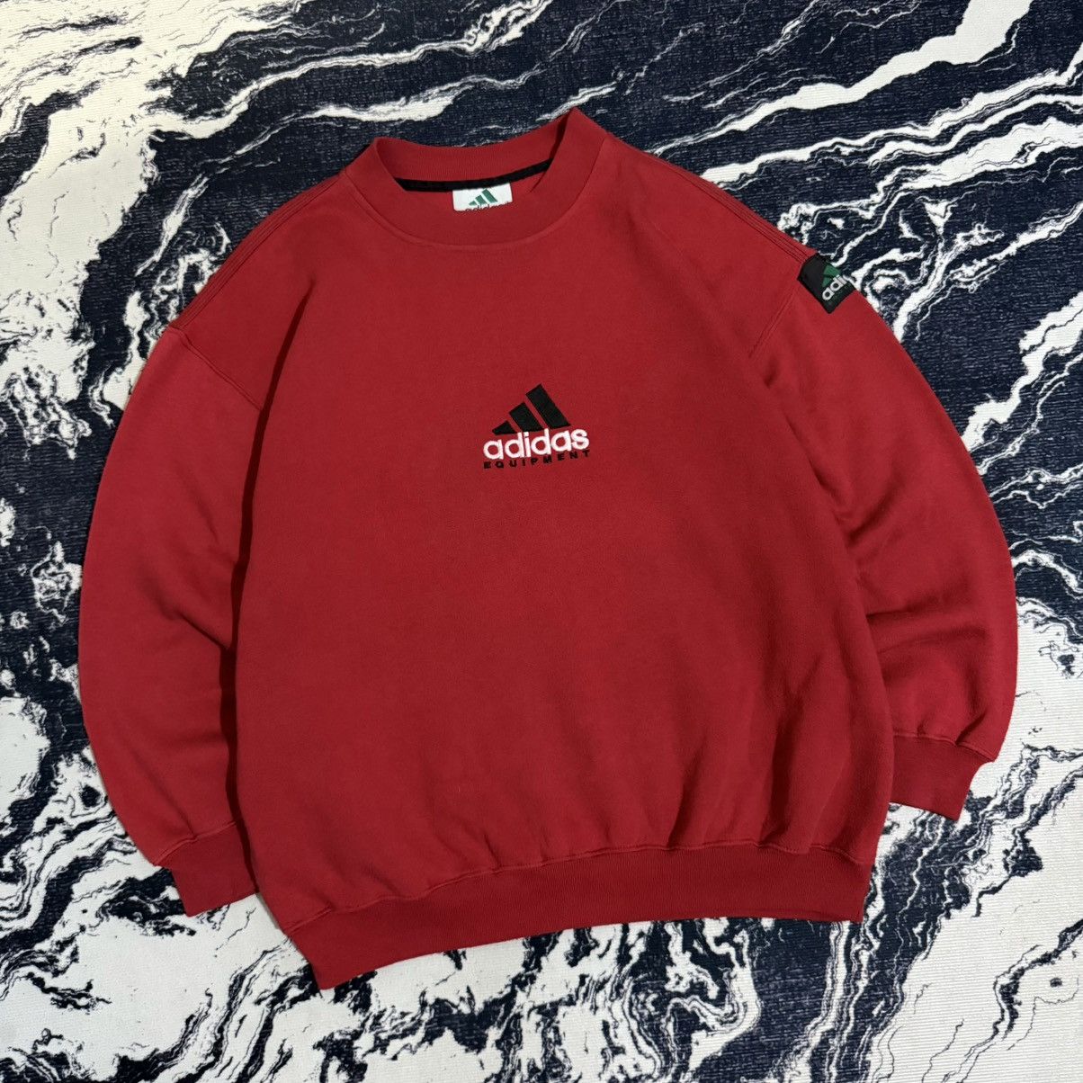 Vintage Vintage adidas equipment sweatshirt Size US M / EU 48-50 / 2 - 6 Thumbnail