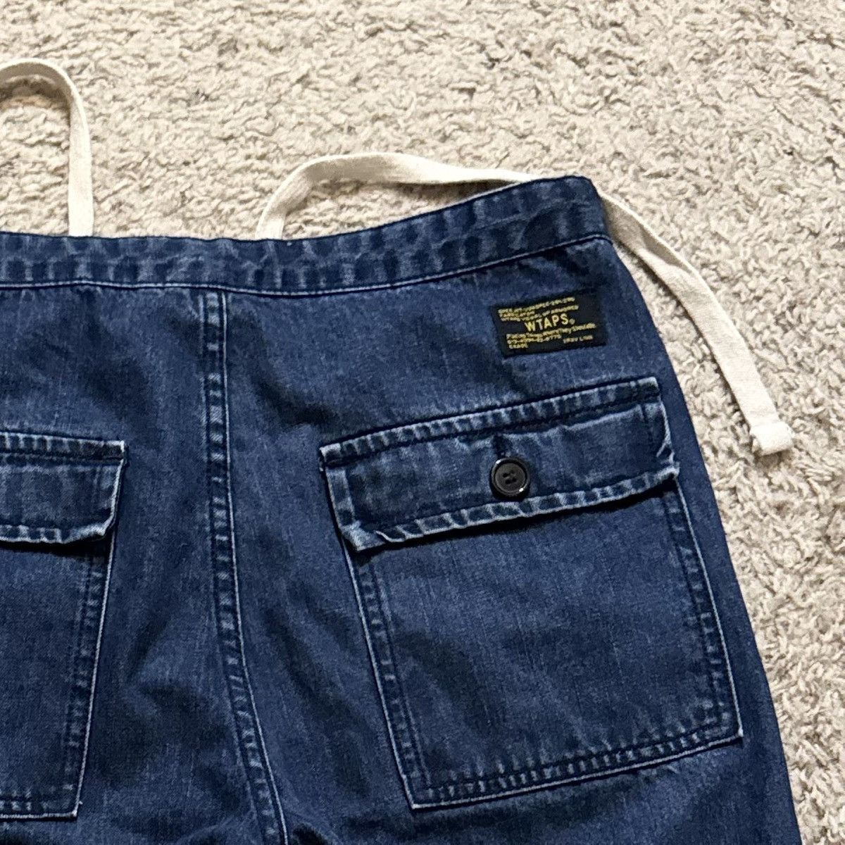 Wtaps Wtaps Japanese Designer Long Denim Shorts Size US 32 / EU 48 - 7 Thumbnail