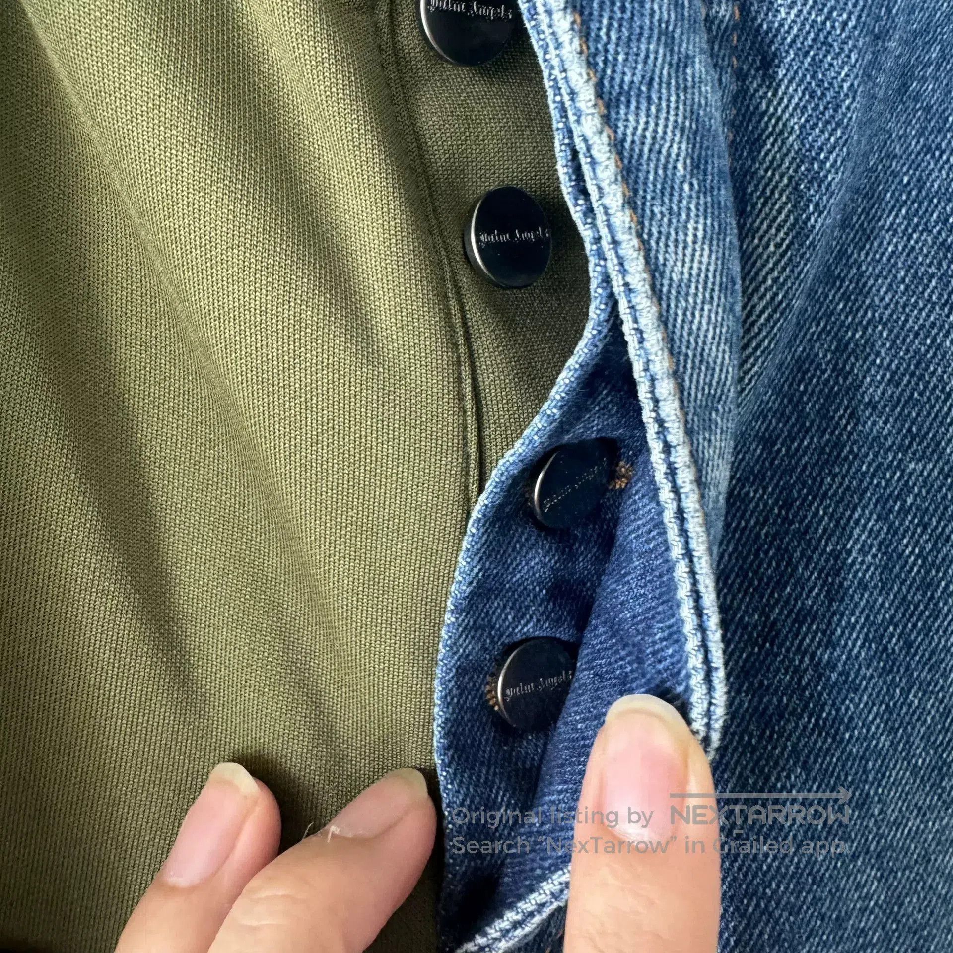 Palm Angels Palm Angels Denim Patchwork Pants. Size US 32 / EU 48 - 9 Thumbnail