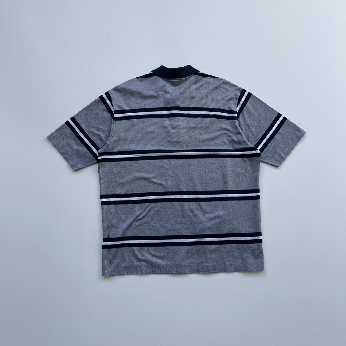 Paul & Shark × Vintage Paul & Shark Yachting Vintage Stripe Pure Cotton Polo Shirt Size US M / EU 48-50 / 2 - 3 Thumbnail