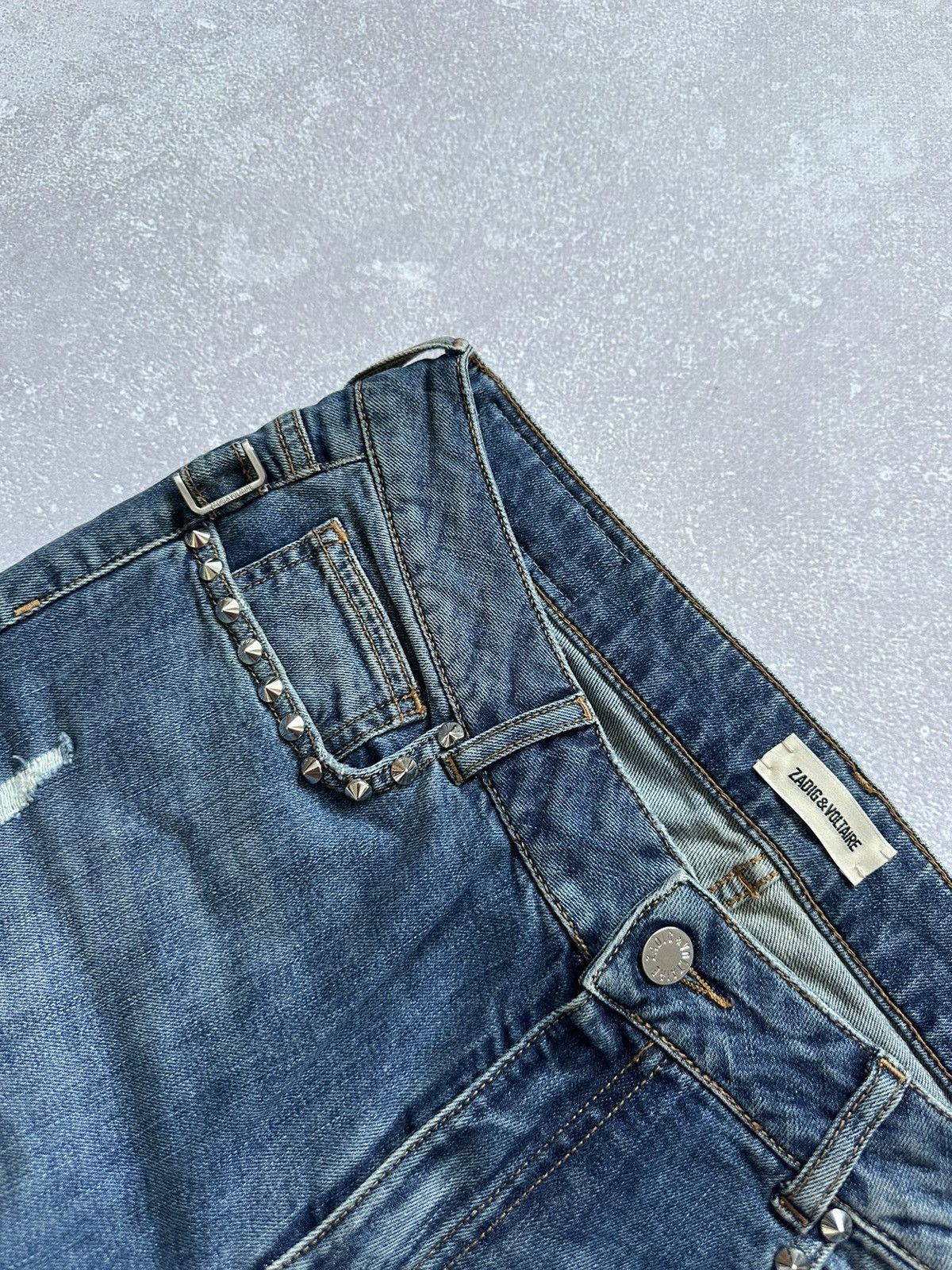 Zadig & Voltaire Womens jeans Zadig Voltaire Size 29 Color Blue Avantgarde Size 29" - 7 Thumbnail