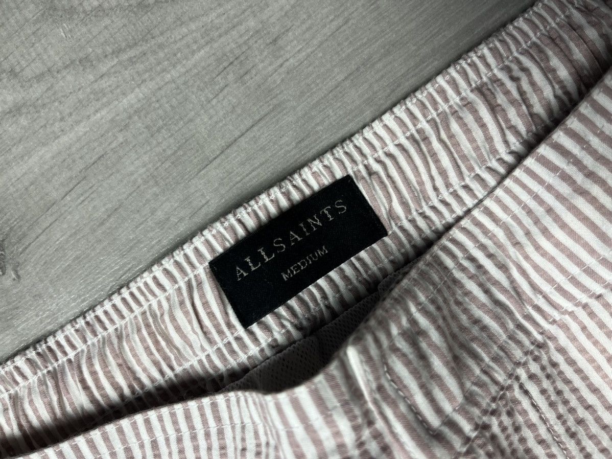 Allsaints Allsaints shorts bermuda cream grey stripped size Medium Size US 32 / EU 48 - 3 Thumbnail