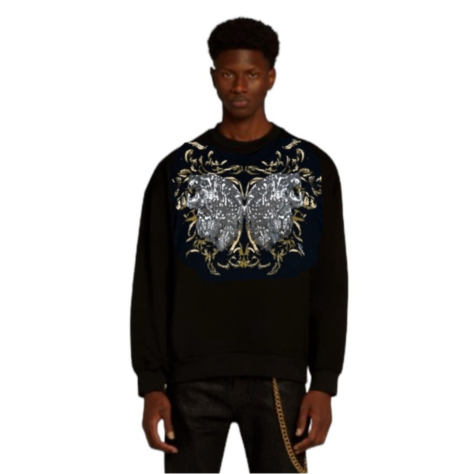 Roberto Cavalli Roberto Cavalli Black Sweater | Size S Size US S / EU 44-46 / 1 - 5 Thumbnail