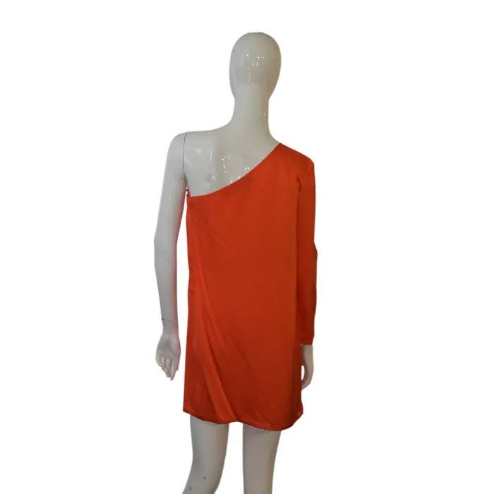 Designer Stella McCartney Orange mini dress Size M / US 6-8 / IT 42-44 - 2 Thumbnail