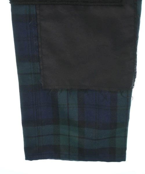 Comme des Garcons Homme Plus Cropped Pants Check Pattern Patches Zipper Wool Multicolor Size US 32 / EU 48 - 5 Thumbnail