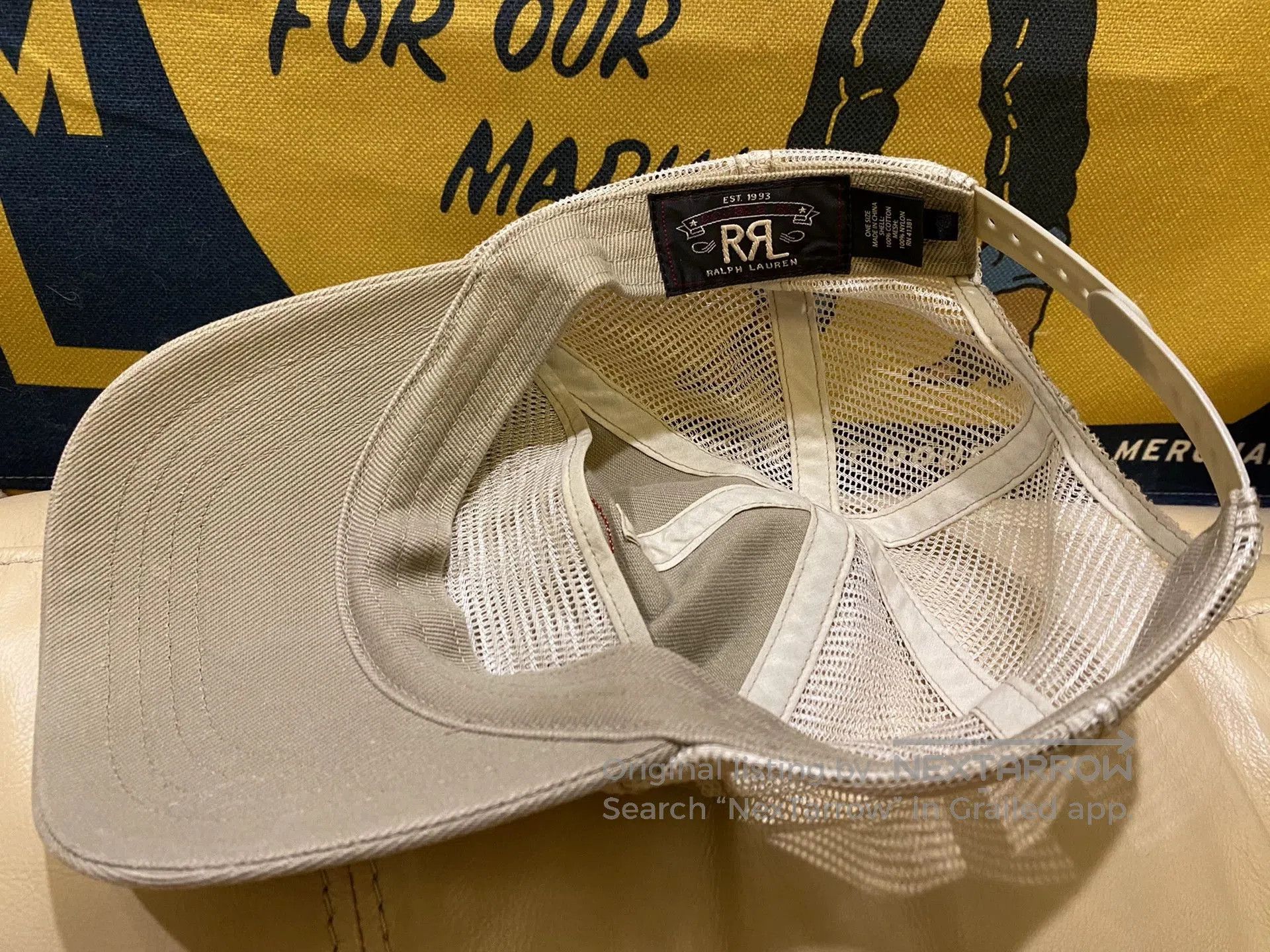 RRL Ralph Lauren RRL Cowboy Trucker Cap. Size ONE SIZE - 8 Thumbnail