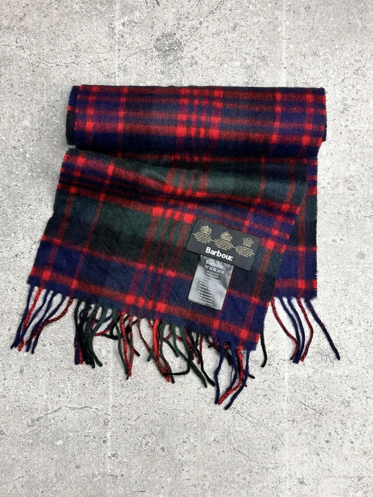 Vintage Vintage Wool Barbour Scarf Burberry Nova Check Loro piana Size ONE SIZE - 8 Thumbnail