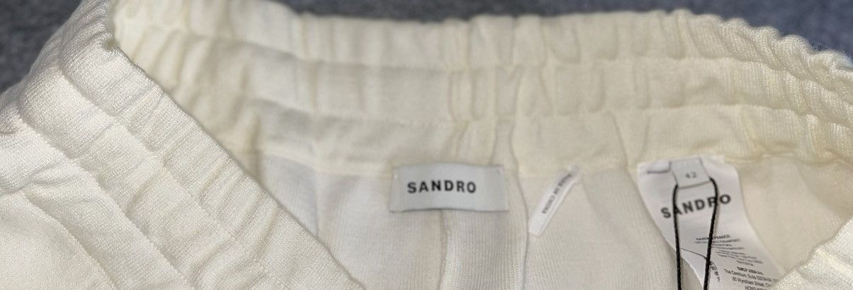 Sandro Sandro Paris Sweatpants FR 42 /US S-M Cream White Joggers Size US 29 - 10 Thumbnail