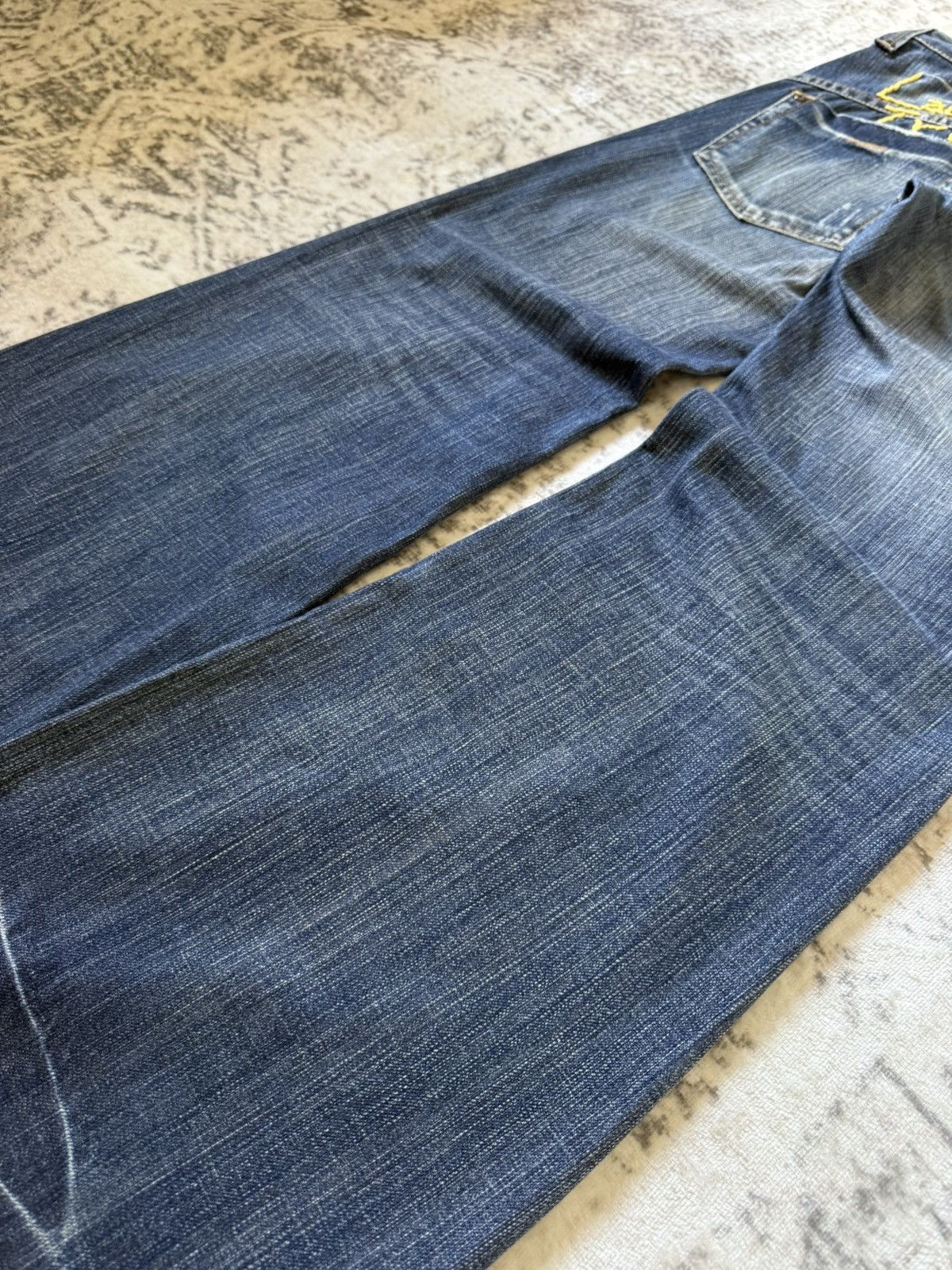 Japanese Brand Drive Jeans Japan Studded Embellishe Wide Leg Flared Jeans Size US 29 - 19 Thumbnail