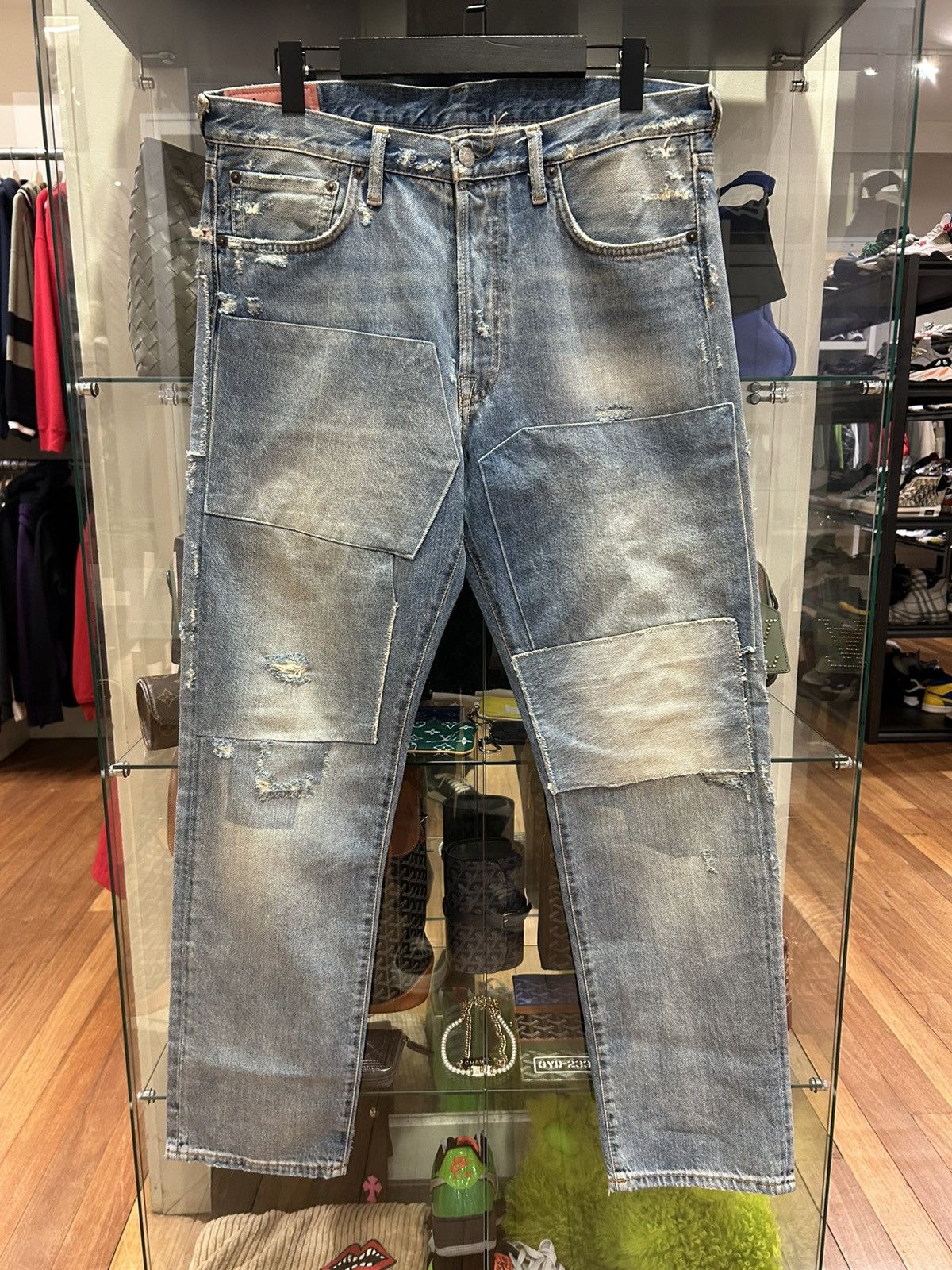 Acne Studios Acne Studios Patchwork Denim Jeans Size US 32 / EU 48 - 1 Thumbnail