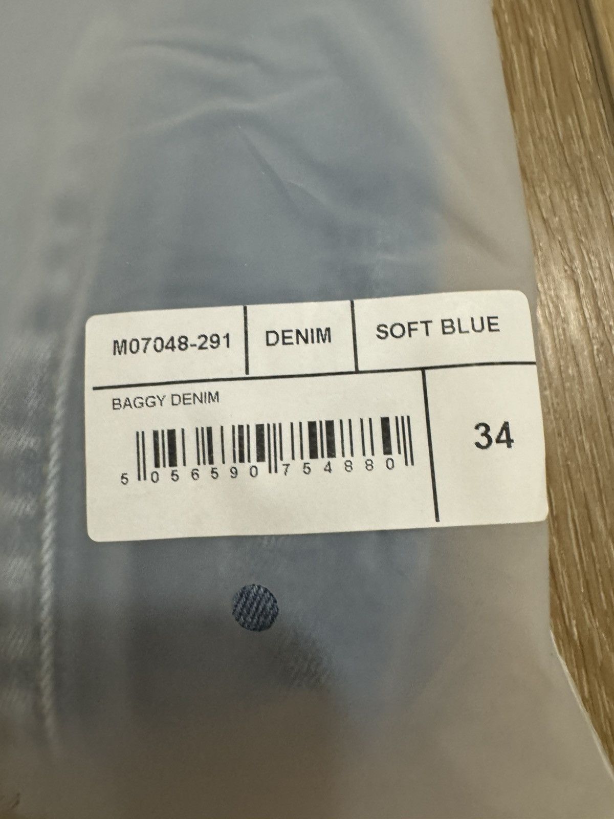Represent Clo. Represent - Baggy Denim - Soft Blue Size US 34 / EU 50 - 3 Thumbnail