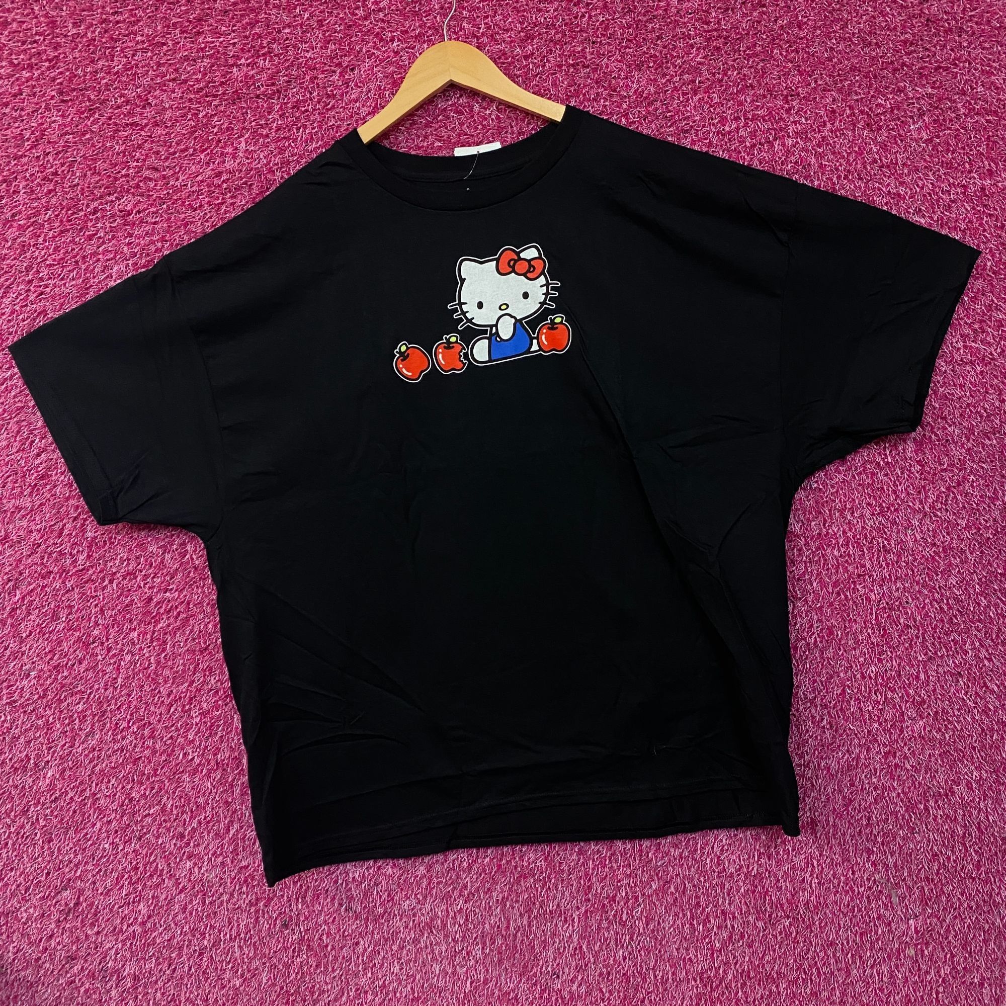 Other Sanrio Hello Kitty Apple A Day Cute Graphic T-Shirt 2XL Size XXL / US 16-18 / IT 52-54 - 3 Thumbnail
