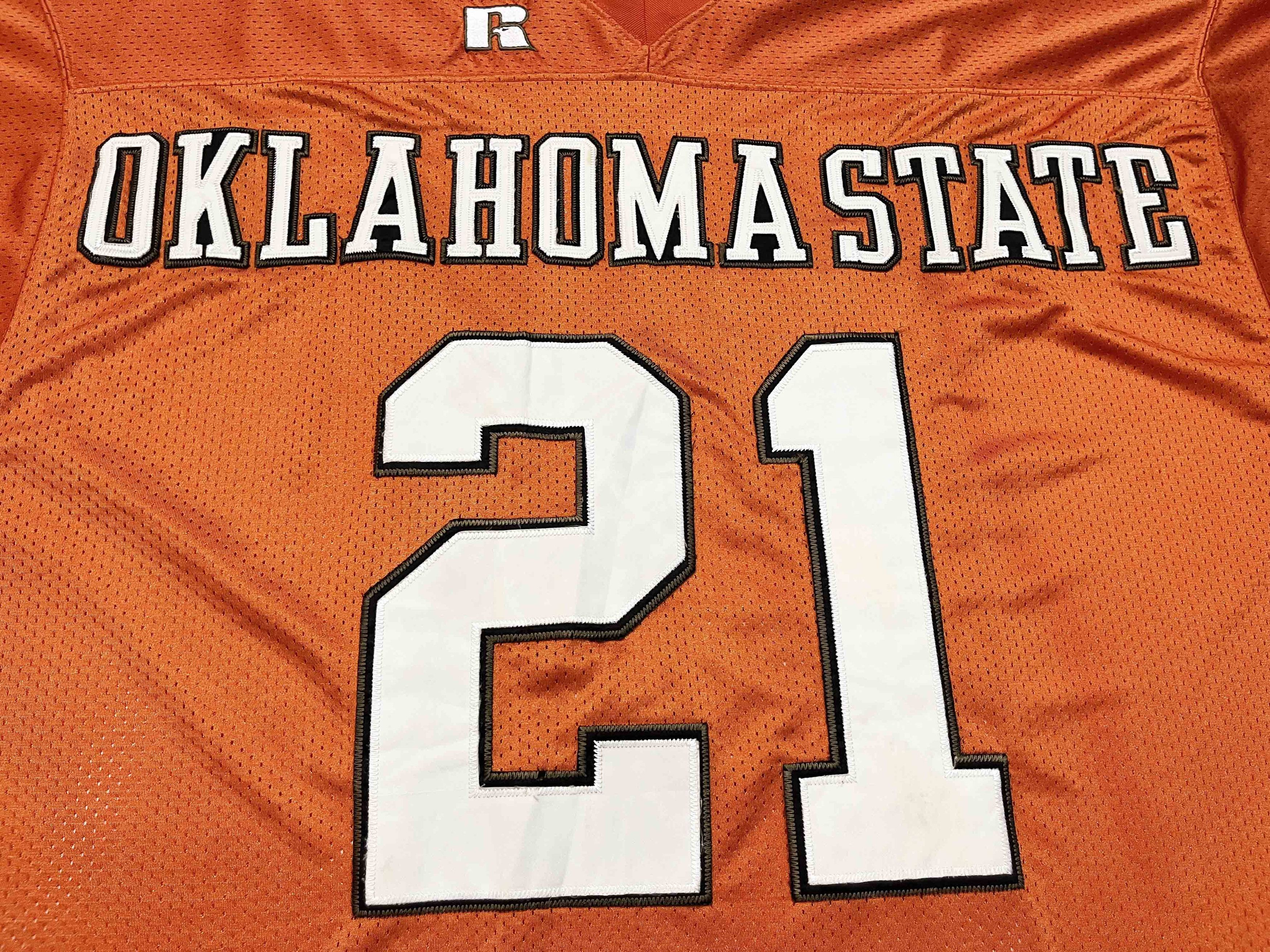 Russell Athletic Russell Collegiate Legends Oklahoma State SANDERS #21 Jersey Size US XL / EU 56 / 4 - 2 Thumbnail