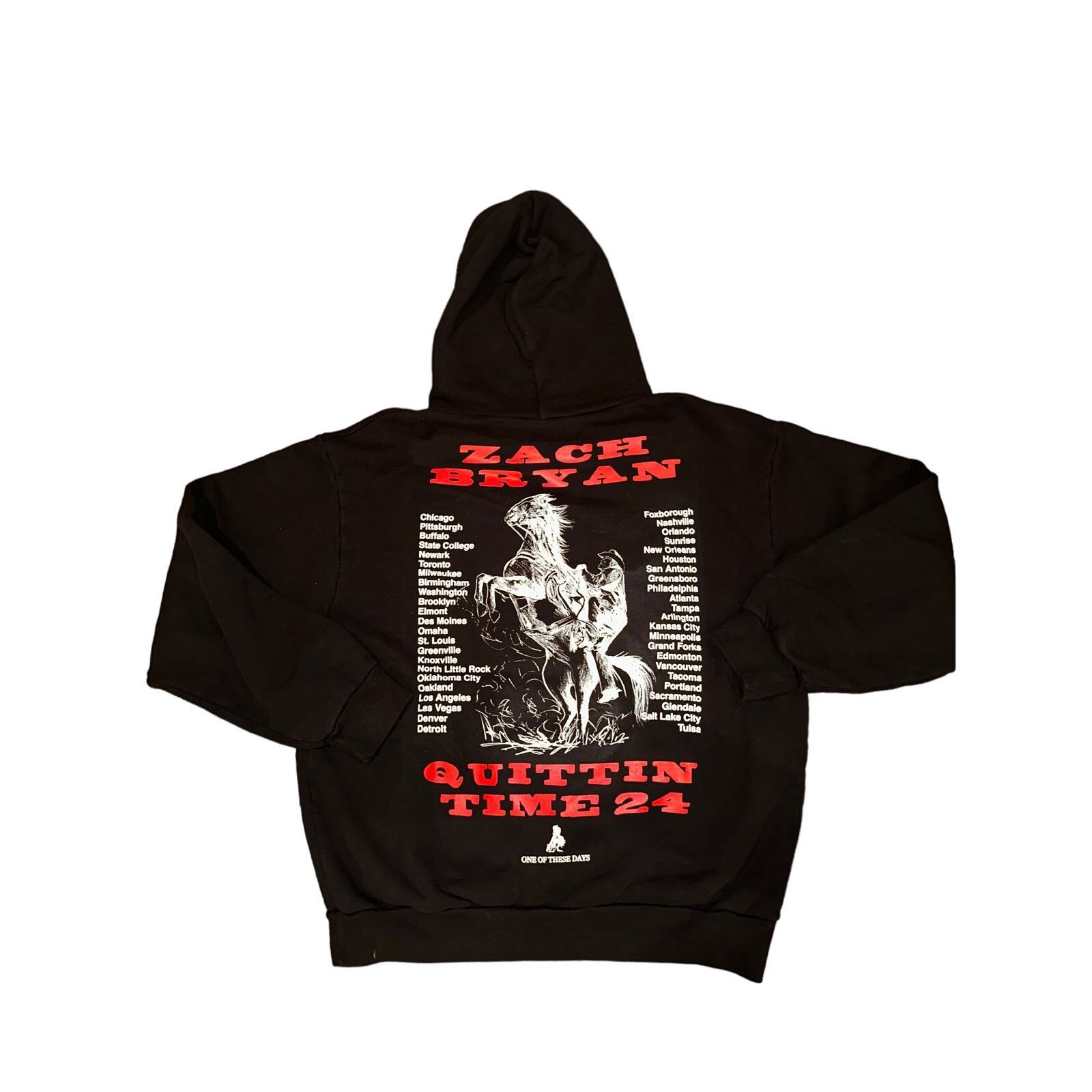 Band Tees Zach Bryan Quittin Time Tour 2024 - One of These Days Size US XL / EU 56 / 4 - 2 Thumbnail