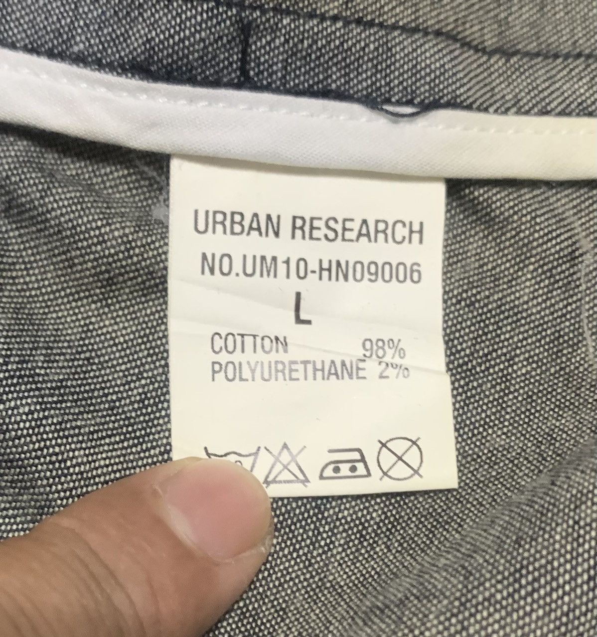 URBAN RESEARCH DOORS Identity Idea x Urban Reasearch Denim Long Jacket Size US L / EU 52-54 / 3 - 6 Thumbnail