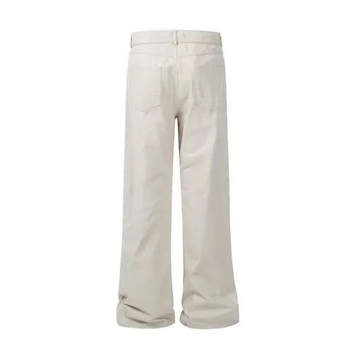 Japanese Brand American loose belt straight simple casual wide-leg jeans Size US 32 / EU 48 - 3 Thumbnail