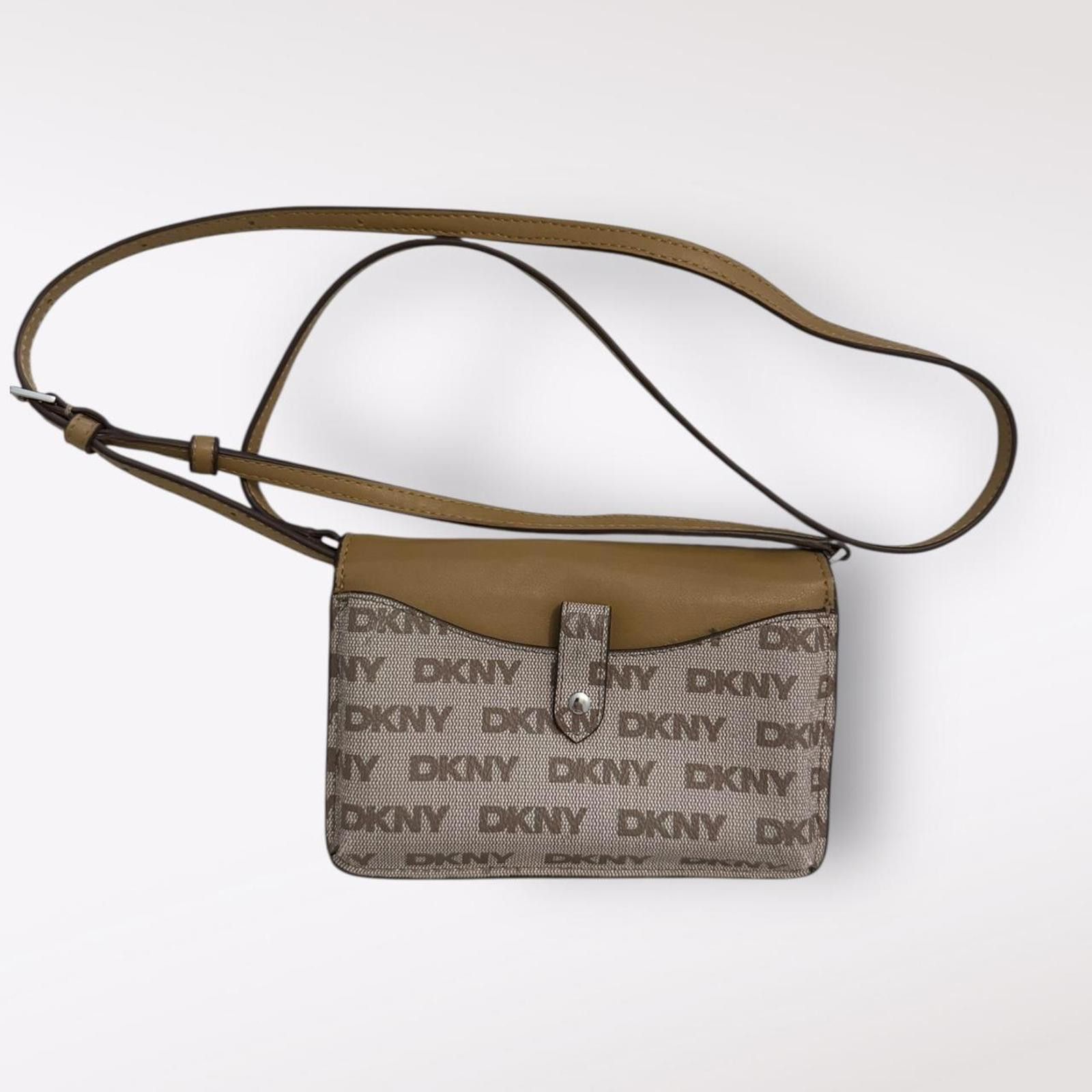 DKNY DKNY Women's Tan and Brown Crossbody Bag Size ONE SIZE - 2 Thumbnail